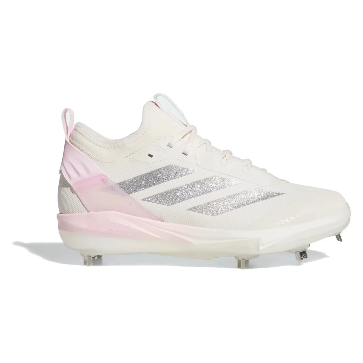 adidas Adizero Instinct+ 2.0 Chalk White Silver Metallic Clear Pink (Women's)