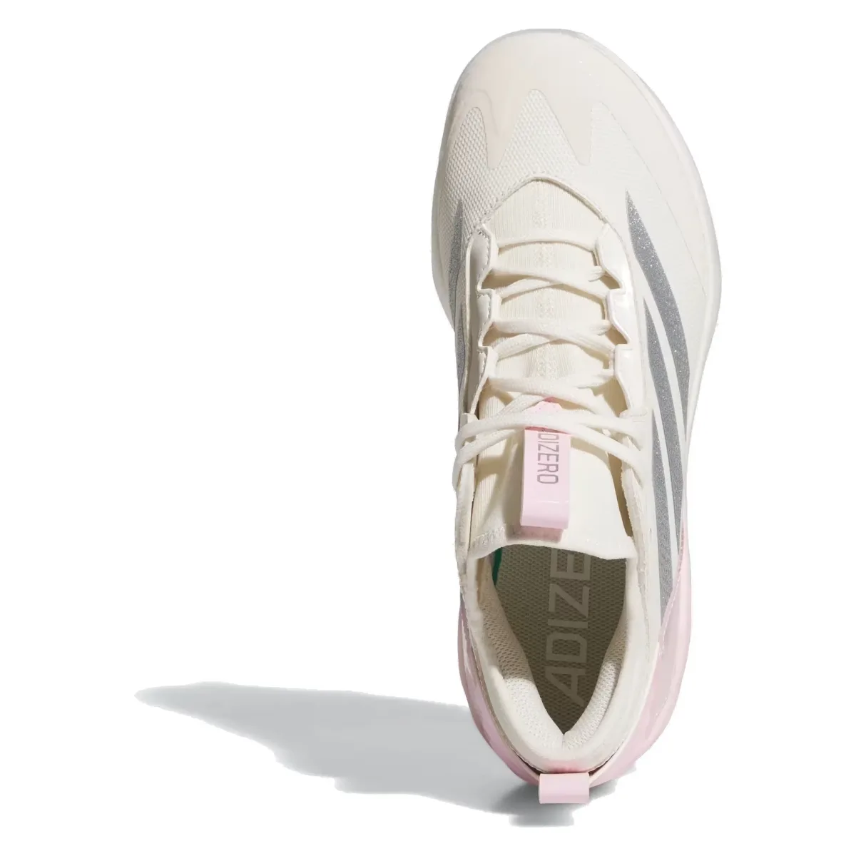 adidas Adizero Instinct+ 2.0 Chalk White Silver Metallic Clear Pink (Women's)