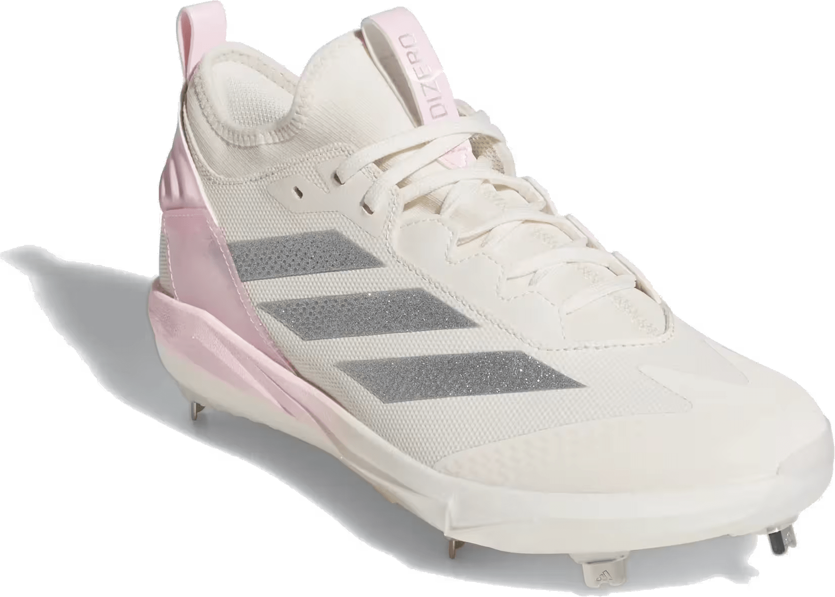 adidas Adizero Instinct+ 2.0 Chalk White Silver Metallic Clear Pink (Women's)