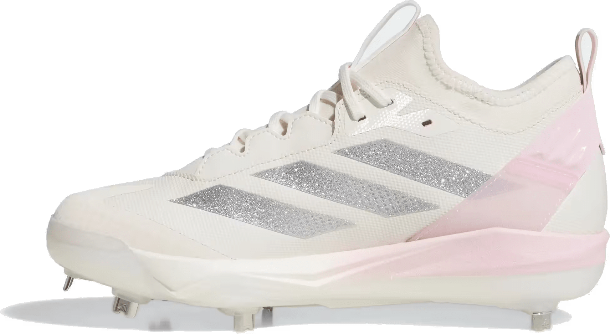 adidas Adizero Instinct+ 2.0 Chalk White Silver Metallic Clear Pink (Women's)
