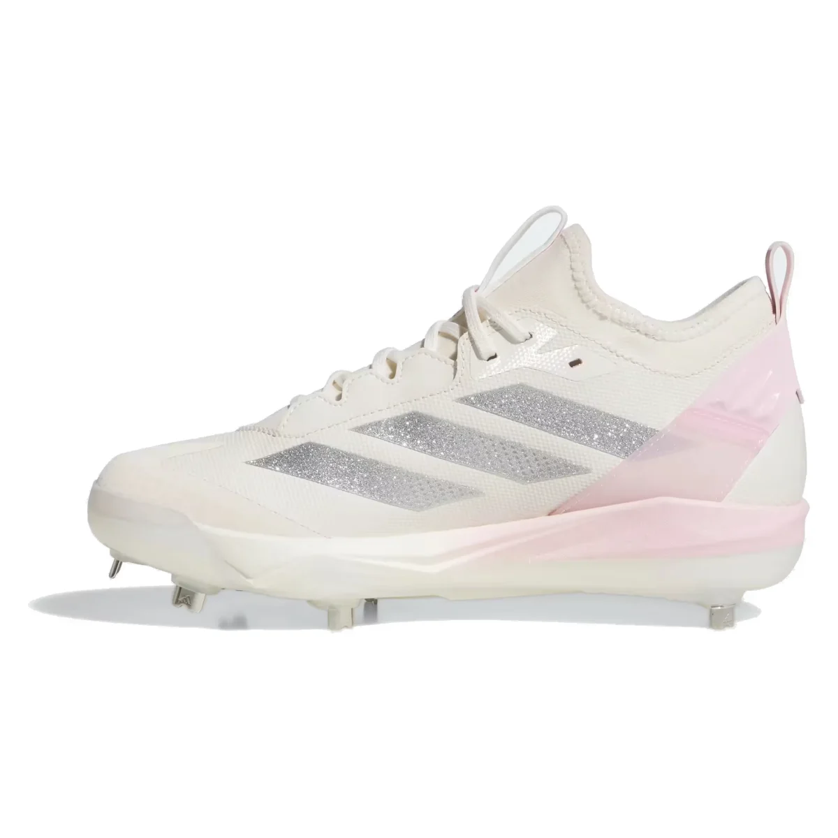 adidas Adizero Instinct+ 2.0 Chalk White Silver Metallic Clear Pink (Women's)