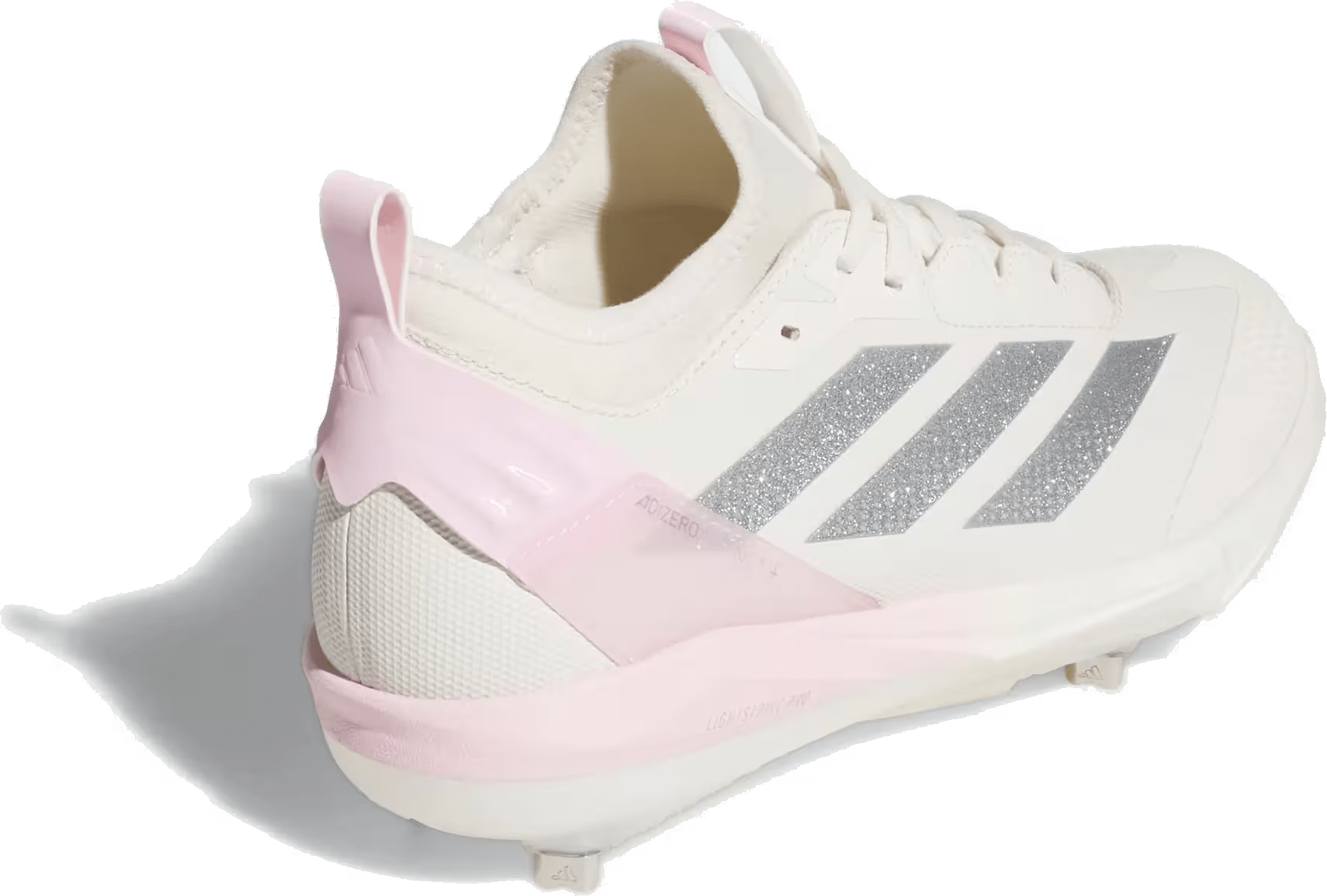 adidas Adizero Instinct+ 2.0 Chalk White Silver Metallic Clear Pink (Women's)