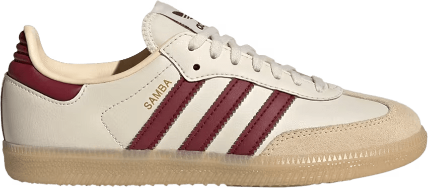 adidas Samba OG Wonder White Shadow Red Gum (GS)