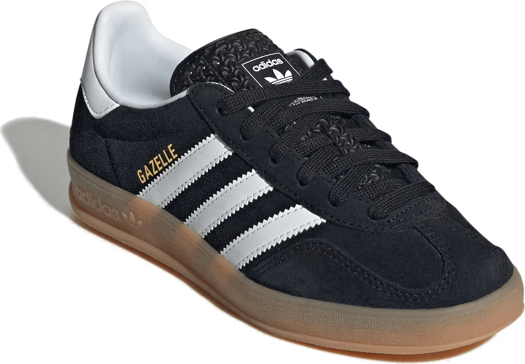 adidas Gazelle Indoor Core Black Cloud White Gum (GS)