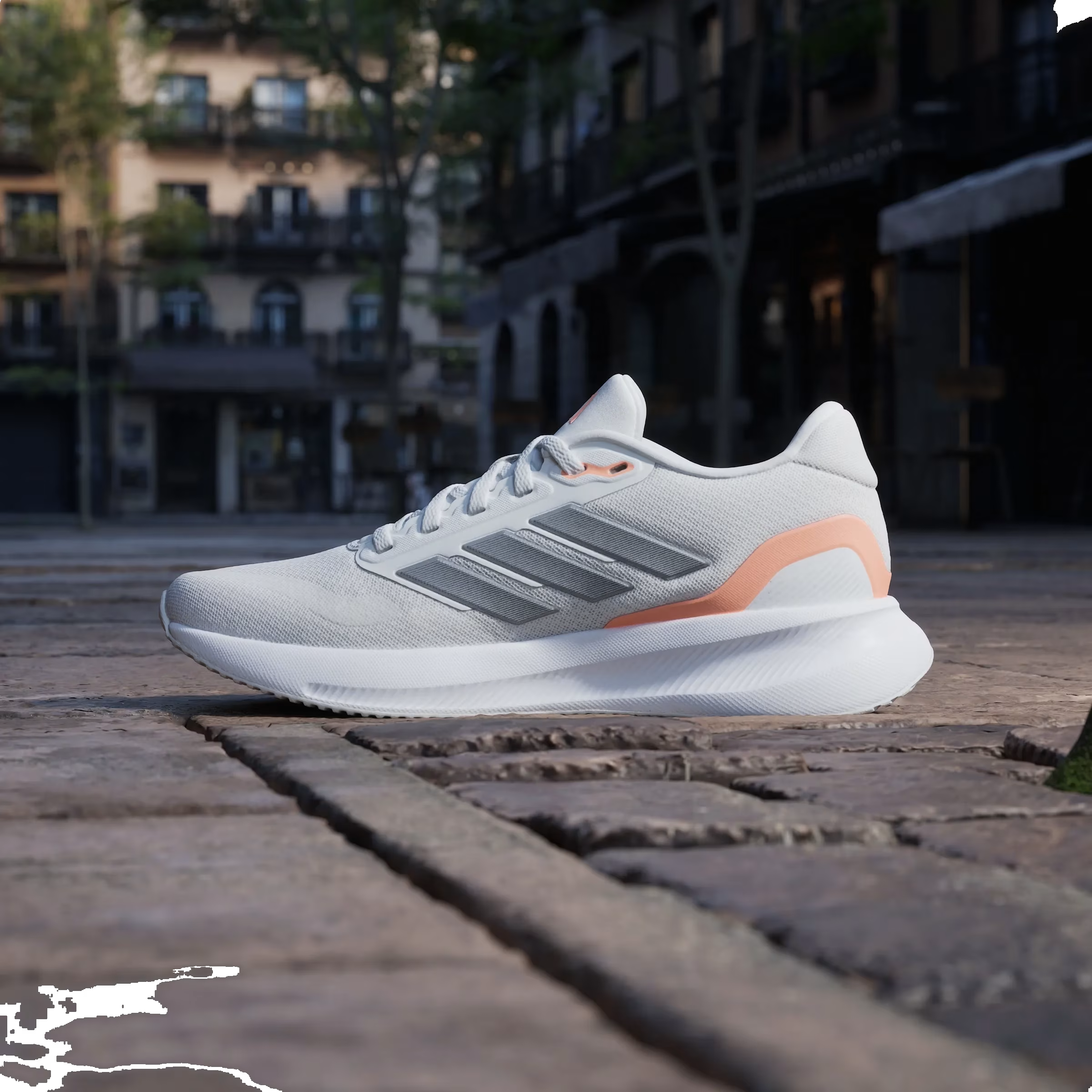 adidas Runfalcon 5 Crystal White Iron Metallic Orange (Women's)