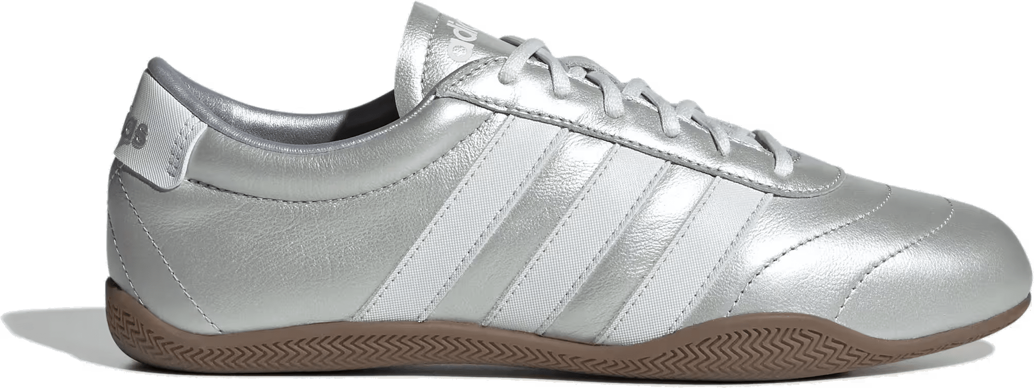 adidas Grand Court Lo Silver Metallic Crystal White Gum (Women's)