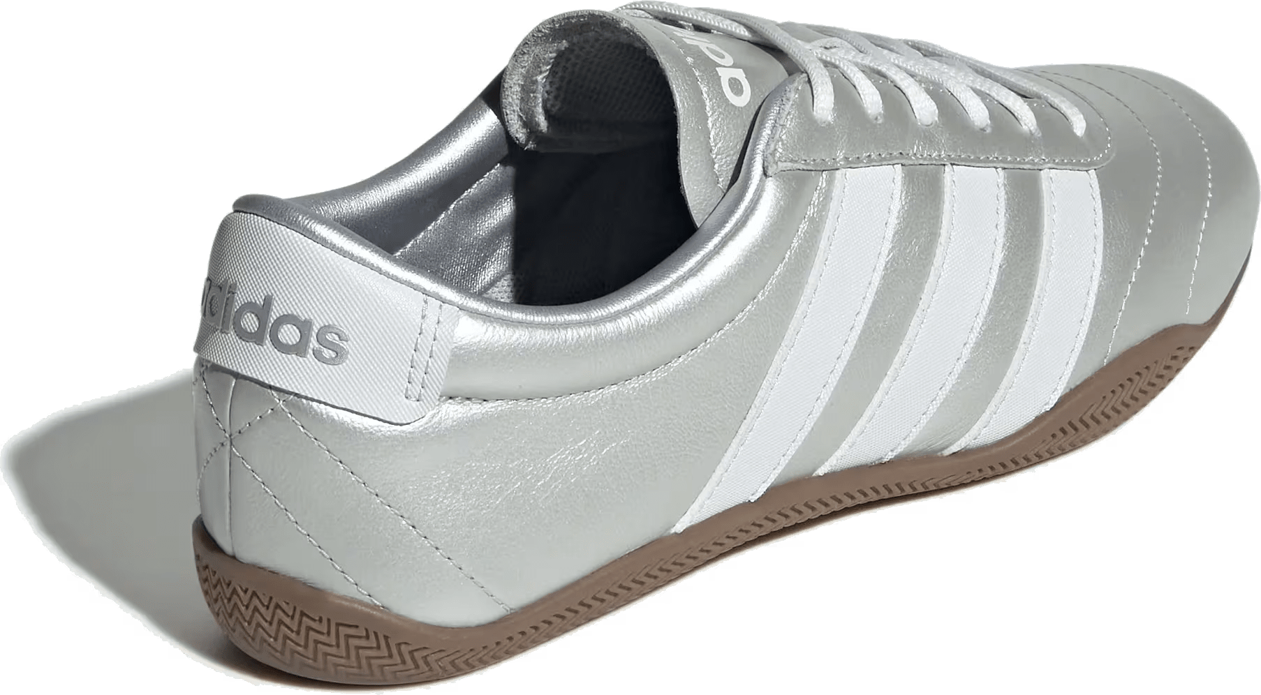 adidas Grand Court Lo Silver Metallic Crystal White Gum (Women's)