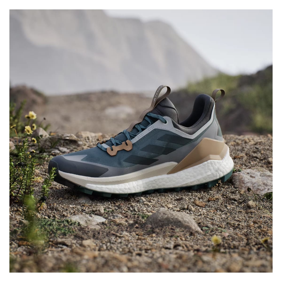 adidas Terrex Free Hiker 2.0 Low Preloved Teal Aurora Ivy Grey Three
