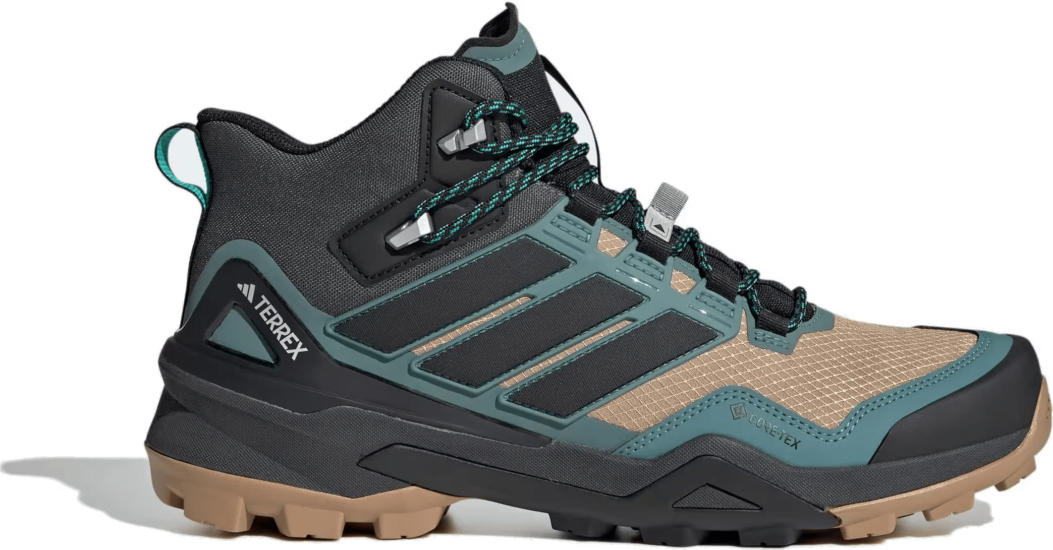 adidas Terrex Skychaser Mid Gore-Tex Cardboard Core Black Preloved Teal