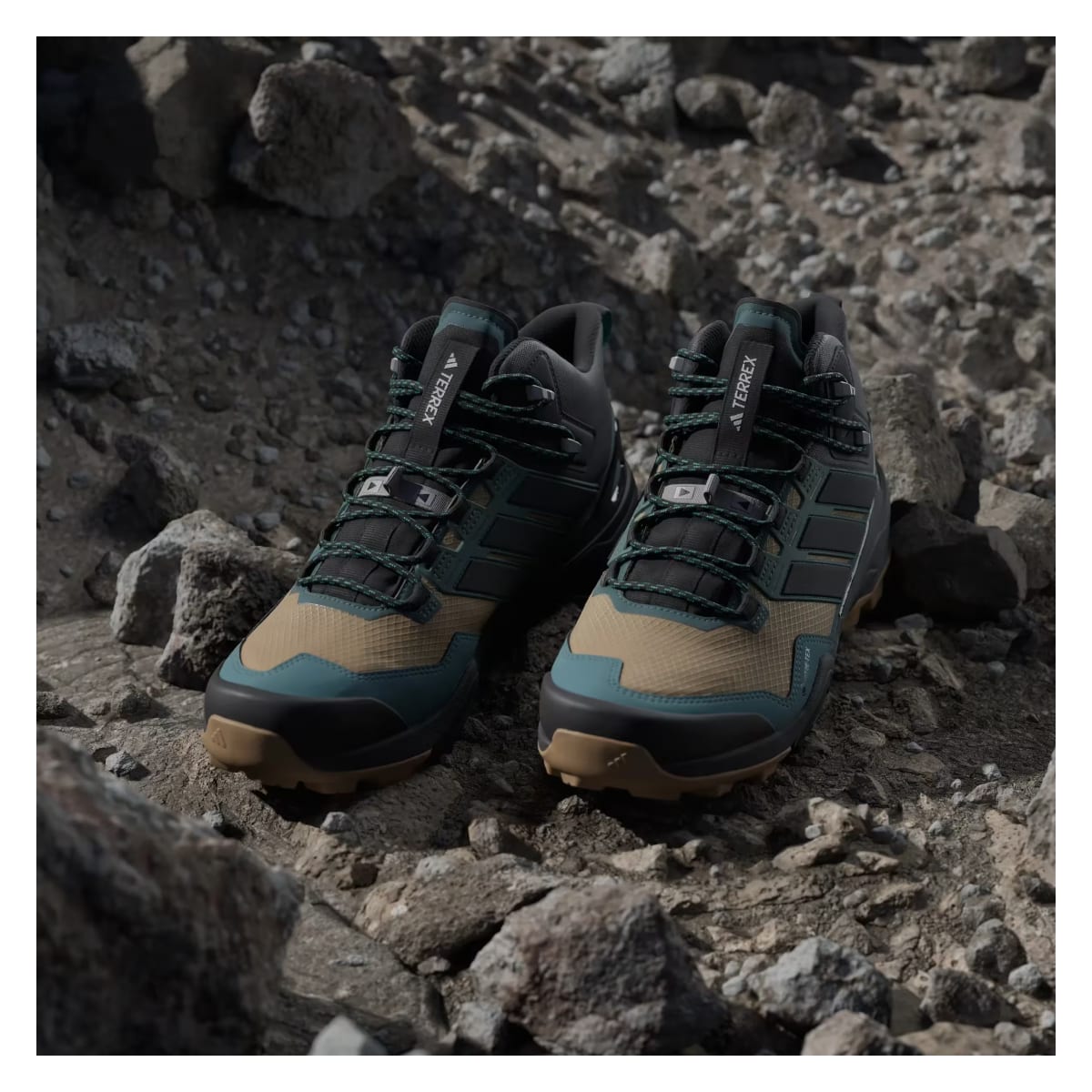 adidas Terrex Skychaser Mid Gore-Tex Cardboard Core Black Preloved Teal