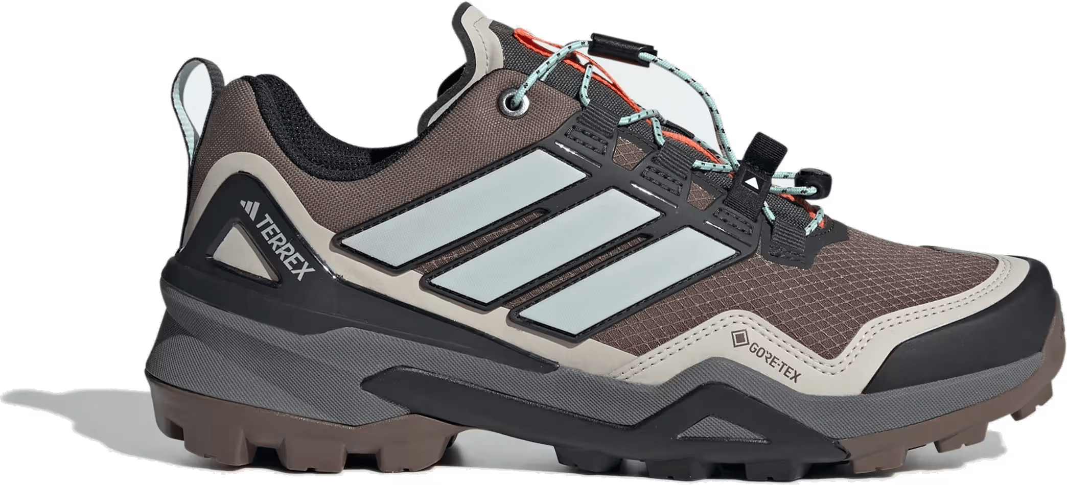 adidas Terrex Skychaser Gore-Tex Earth Strata Grey One Semi Flash Aqua (Women's)