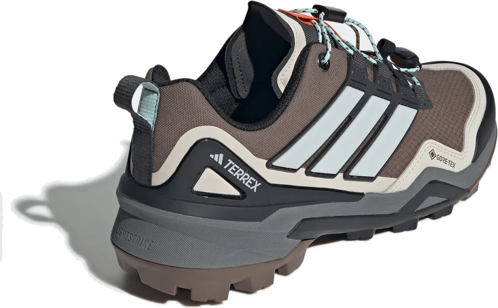 adidas Terrex Skychaser Gore-Tex Earth Strata Grey One Semi Flash Aqua (Women's)