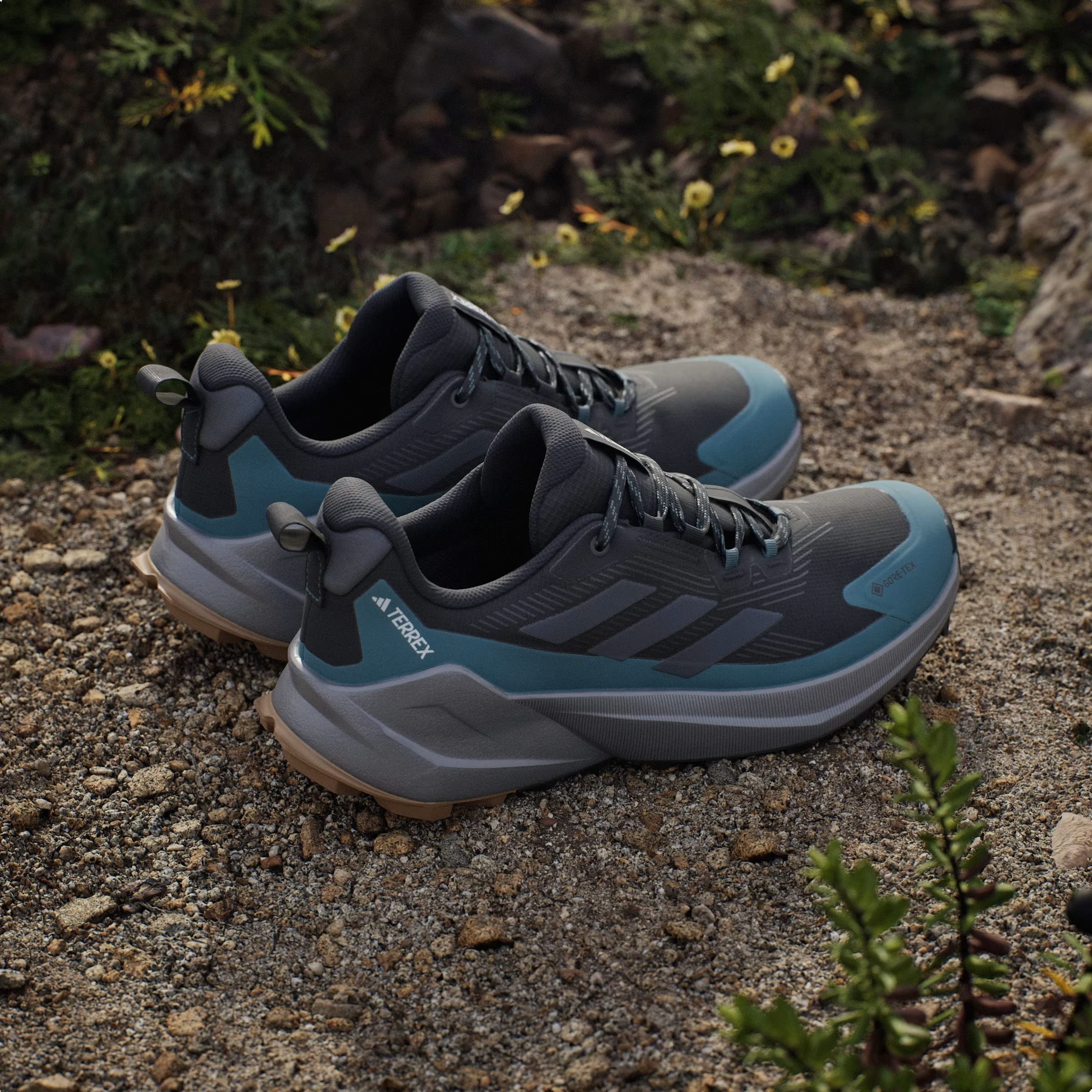 adidas Terrex Trailmaker 2 Gore-Tex Core Black Grey Six Preloved Teal