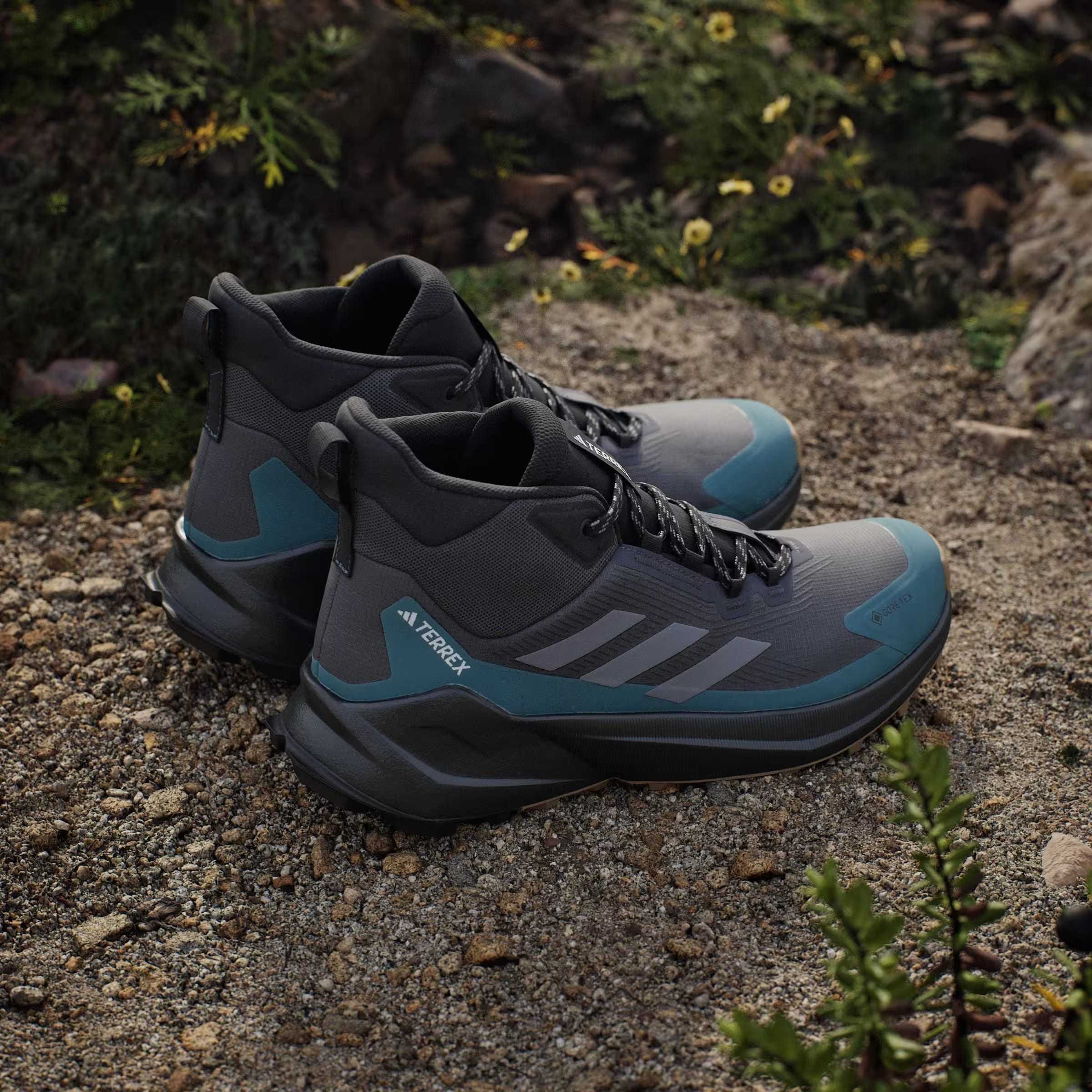 adidas Terrex Trailmaker 2.0 Mid Gore-Tex Grey Six Grey Three Preloved Teal