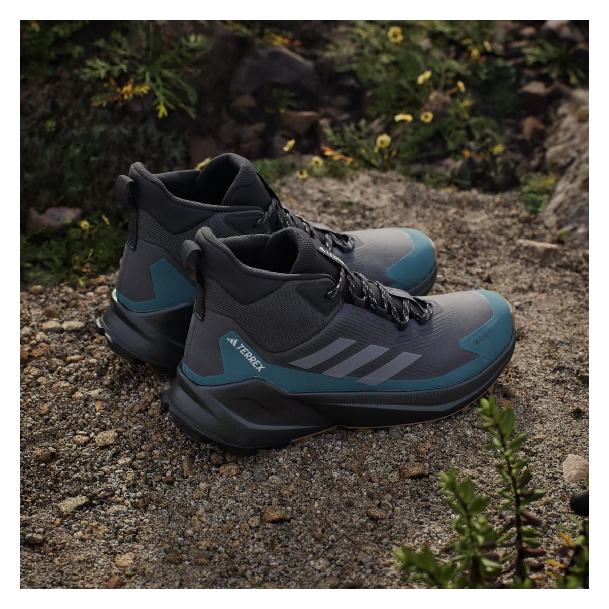 adidas Terrex Trailmaker 2.0 Mid Gore-Tex Grey Six Grey Three Preloved Teal