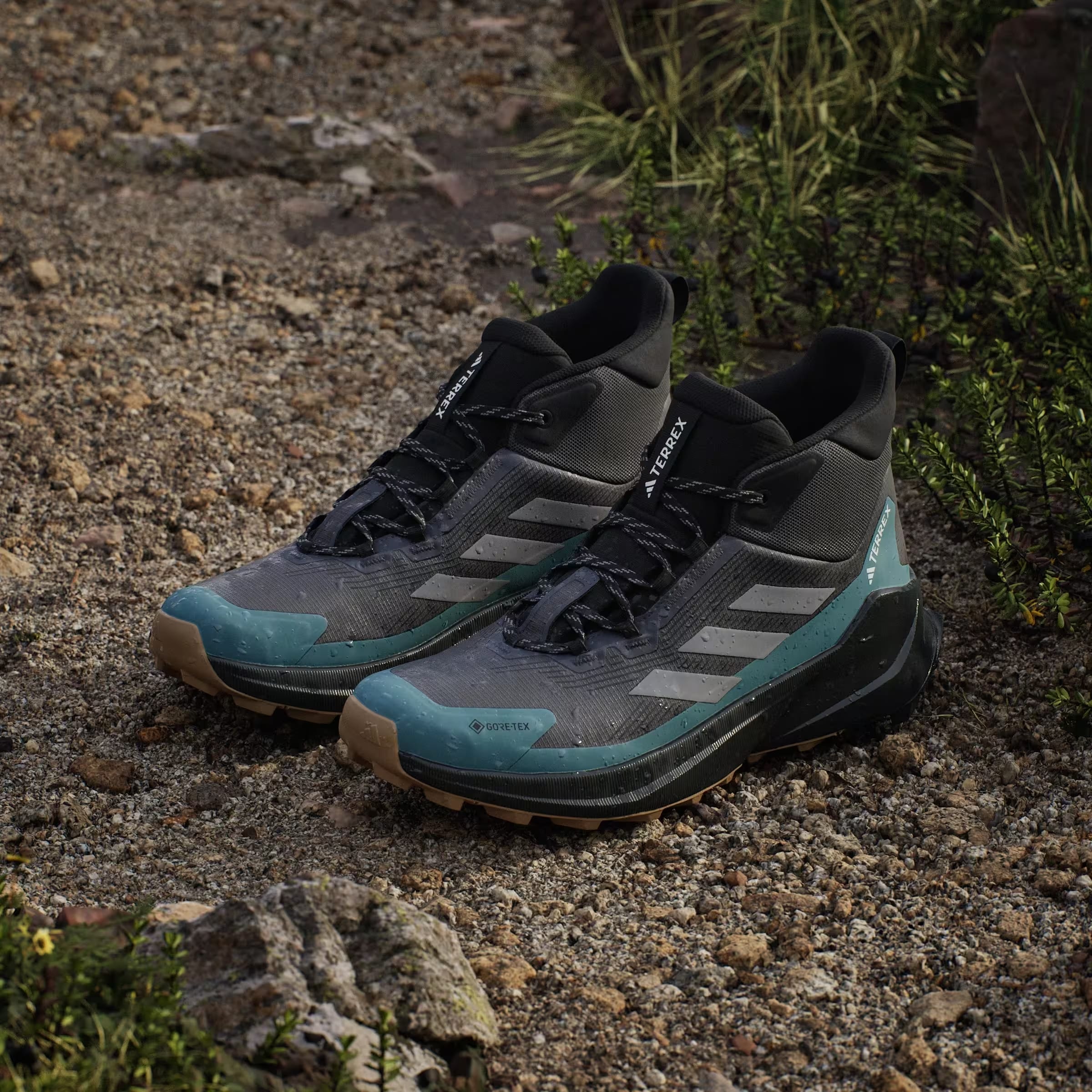 adidas Terrex Trailmaker 2.0 Mid Gore-Tex Grey Six Grey Three Preloved Teal