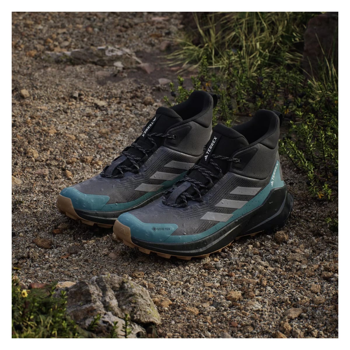 adidas Terrex Trailmaker 2.0 Mid Gore-Tex Grey Six Grey Three Preloved Teal