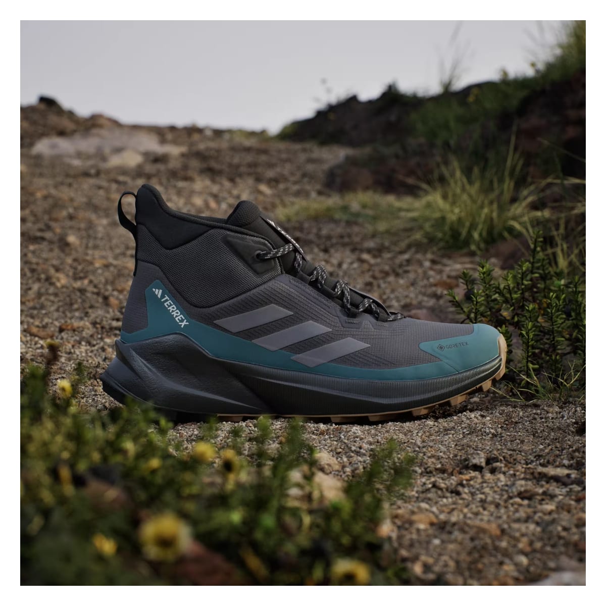 adidas Terrex Trailmaker 2.0 Mid Gore-Tex Grey Six Grey Three Preloved Teal