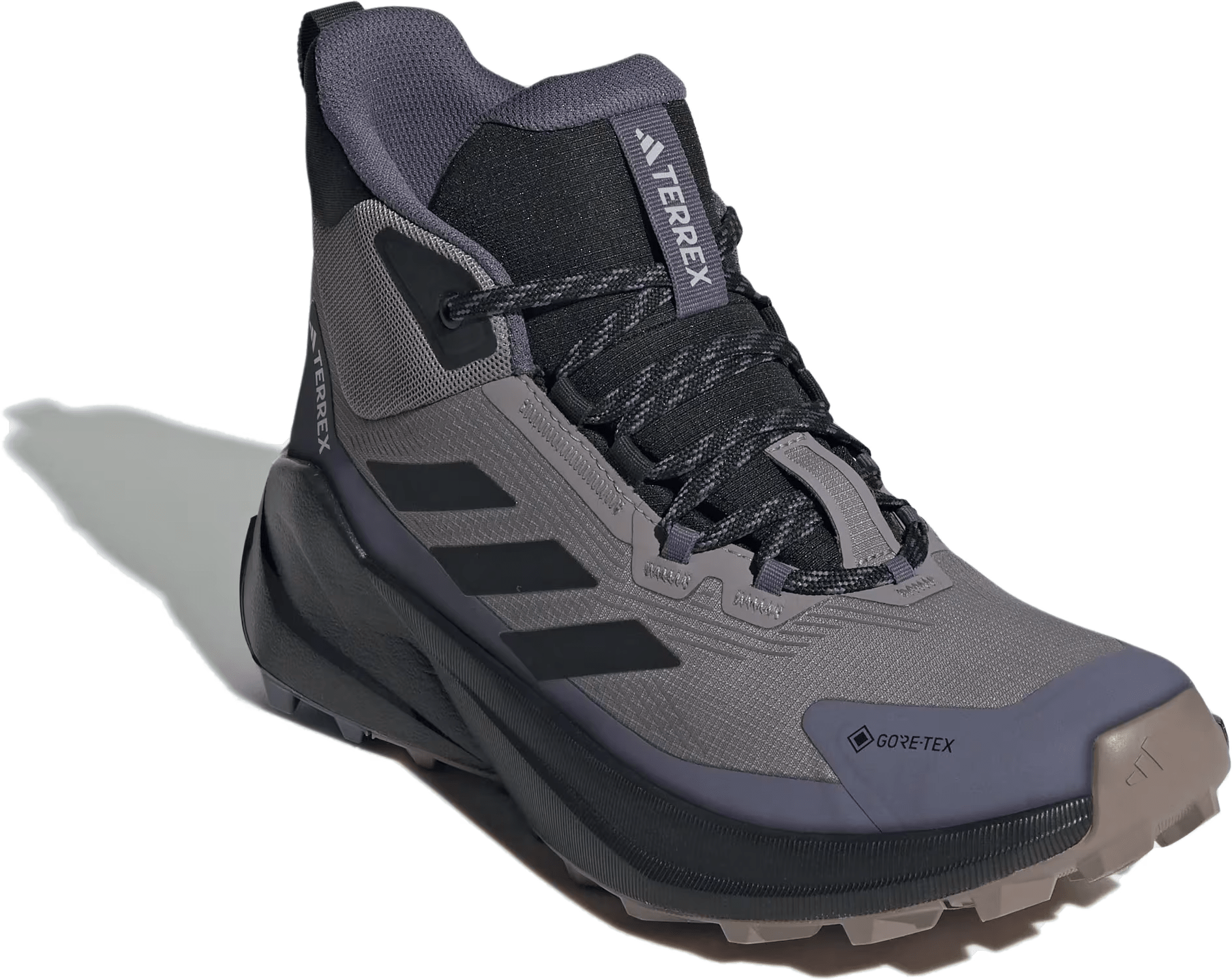 adidas Terrex Trailmaker 2.0 Mid Gore-Tex Taupe Oxide Core Black Preloved Violet (Women's)