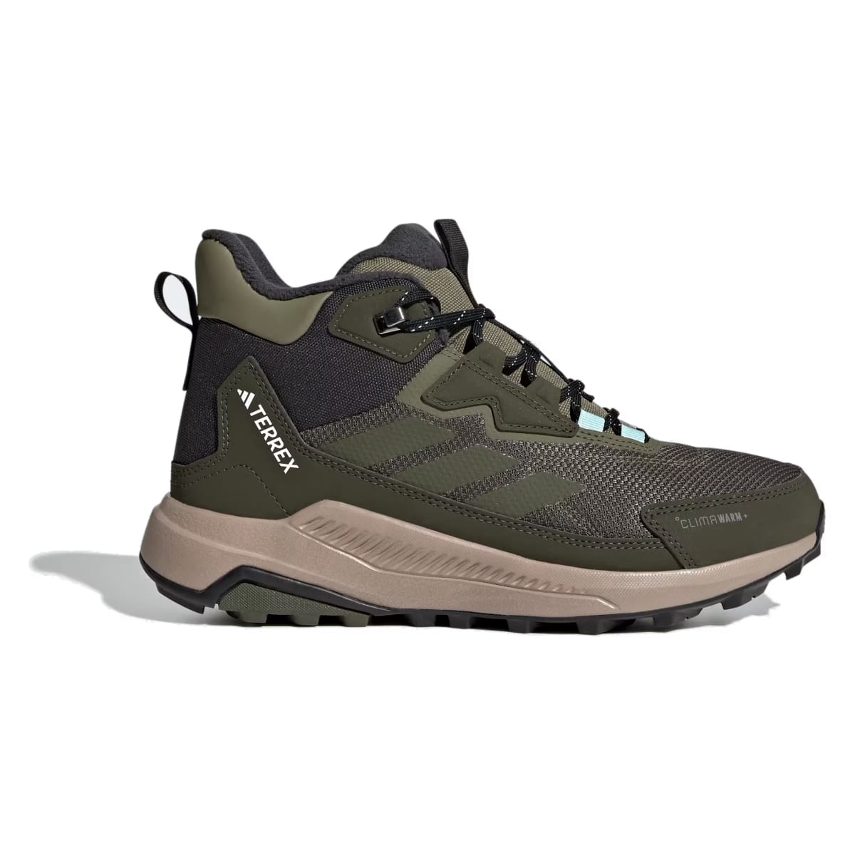 adidas Terrex Anylander Climawarm+ Olive Strata Night Cargo Semi Flash Aqua (Women's)