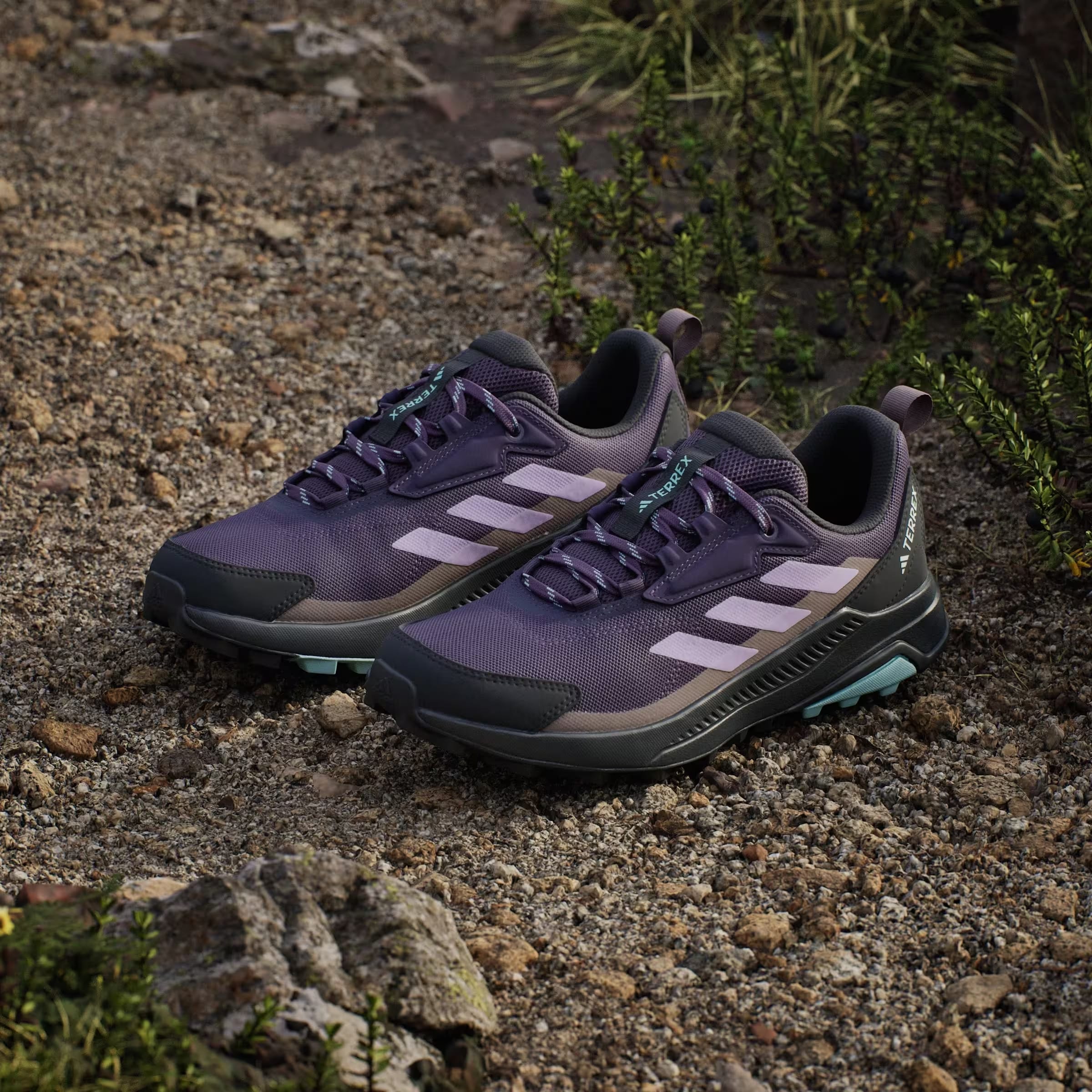 adidas Terrex Anylander Aurora Plum Powder Plum Trace Brown (Women's)