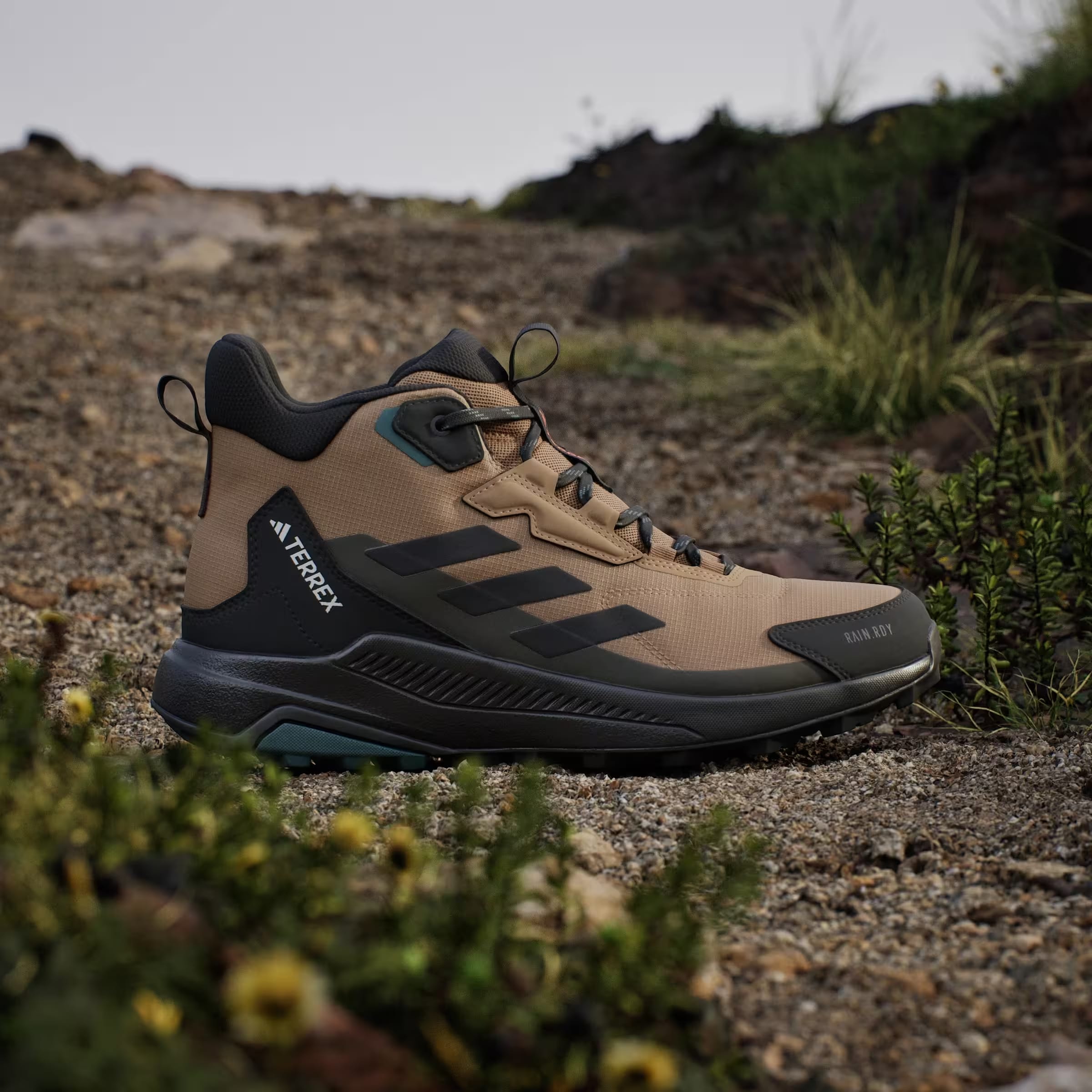 adidas Terrex Anylander Mid Rain.RDY Cardboard Core Black Shadow Olive