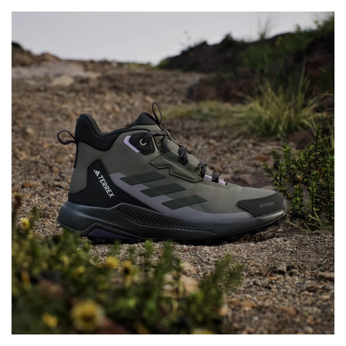 adidas Terrex Anylander Mid Rain.RDY Olive Strata Night Cargo Core Black (Women's)