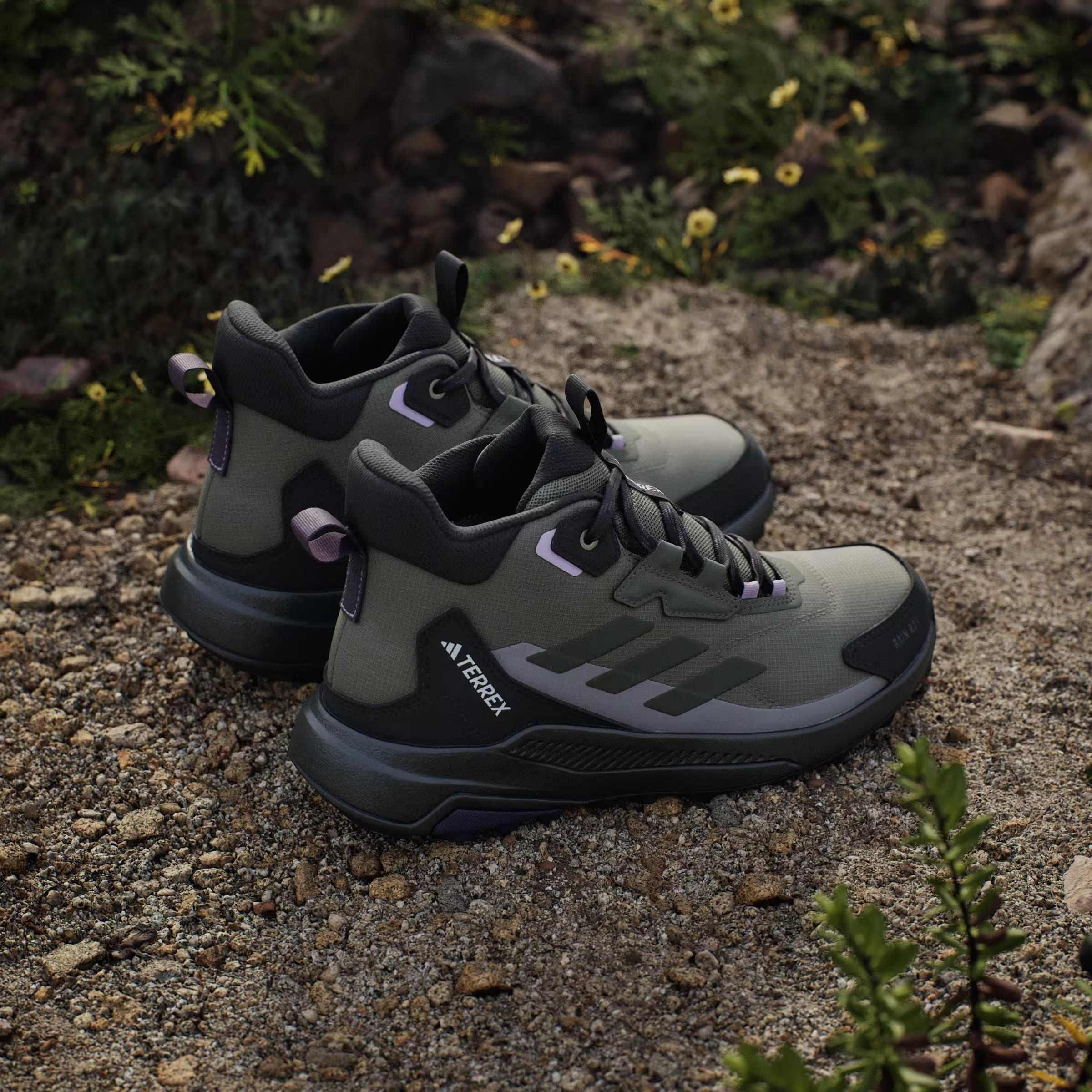 adidas Terrex Anylander Mid Rain.RDY Olive Strata Night Cargo Core Black (Women's)