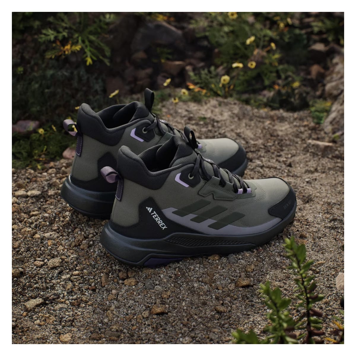 adidas Terrex Anylander Mid Rain.RDY Olive Strata Night Cargo Core Black (Women's)
