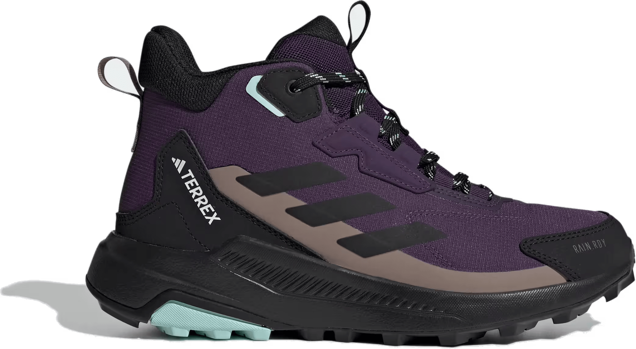 adidas Terrex Anylander Mid Rain.RDY Aurora Plum Core Black Trace Brown (Women's)