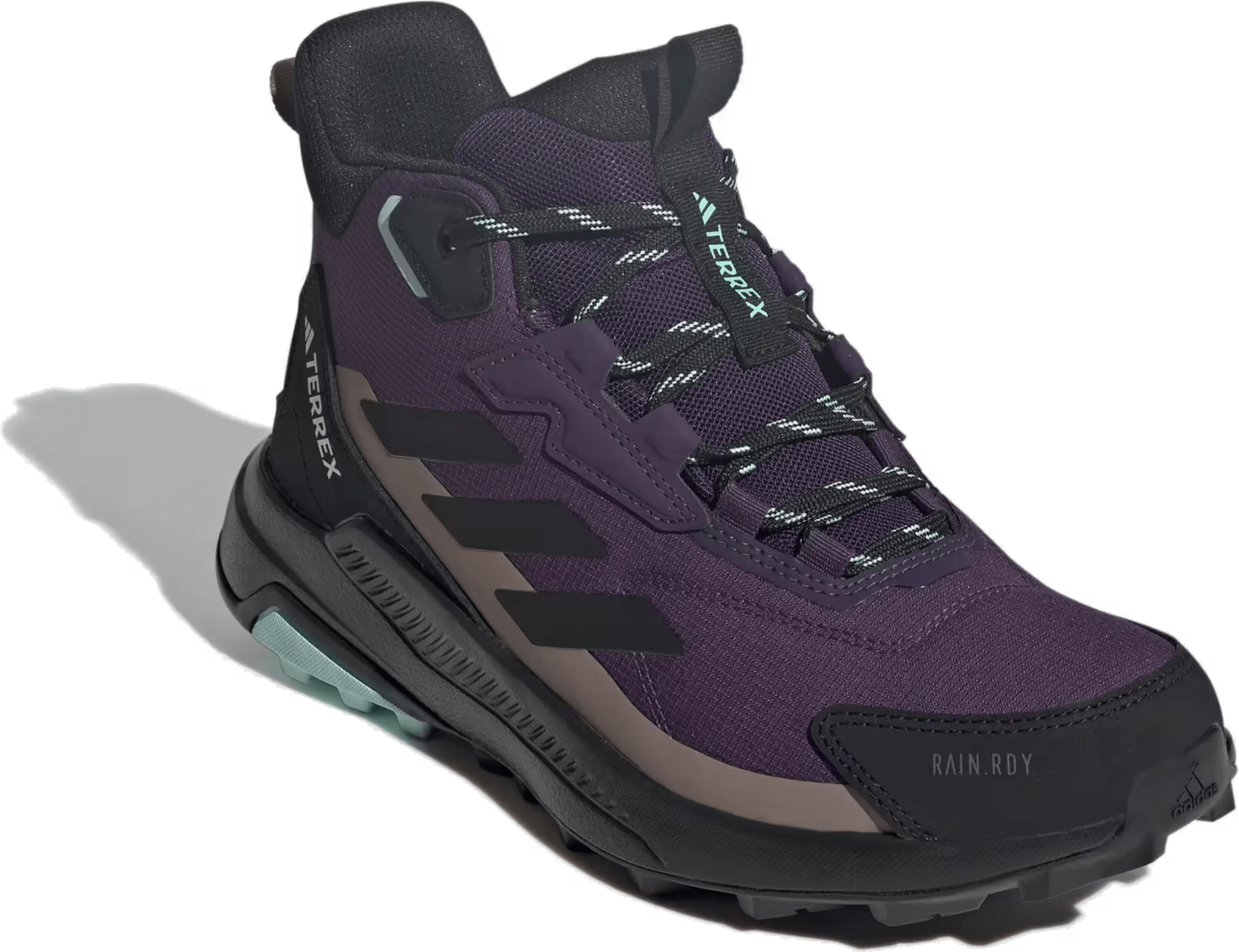 adidas Terrex Anylander Mid Rain.RDY Aurora Plum Core Black Trace Brown (Women's)
