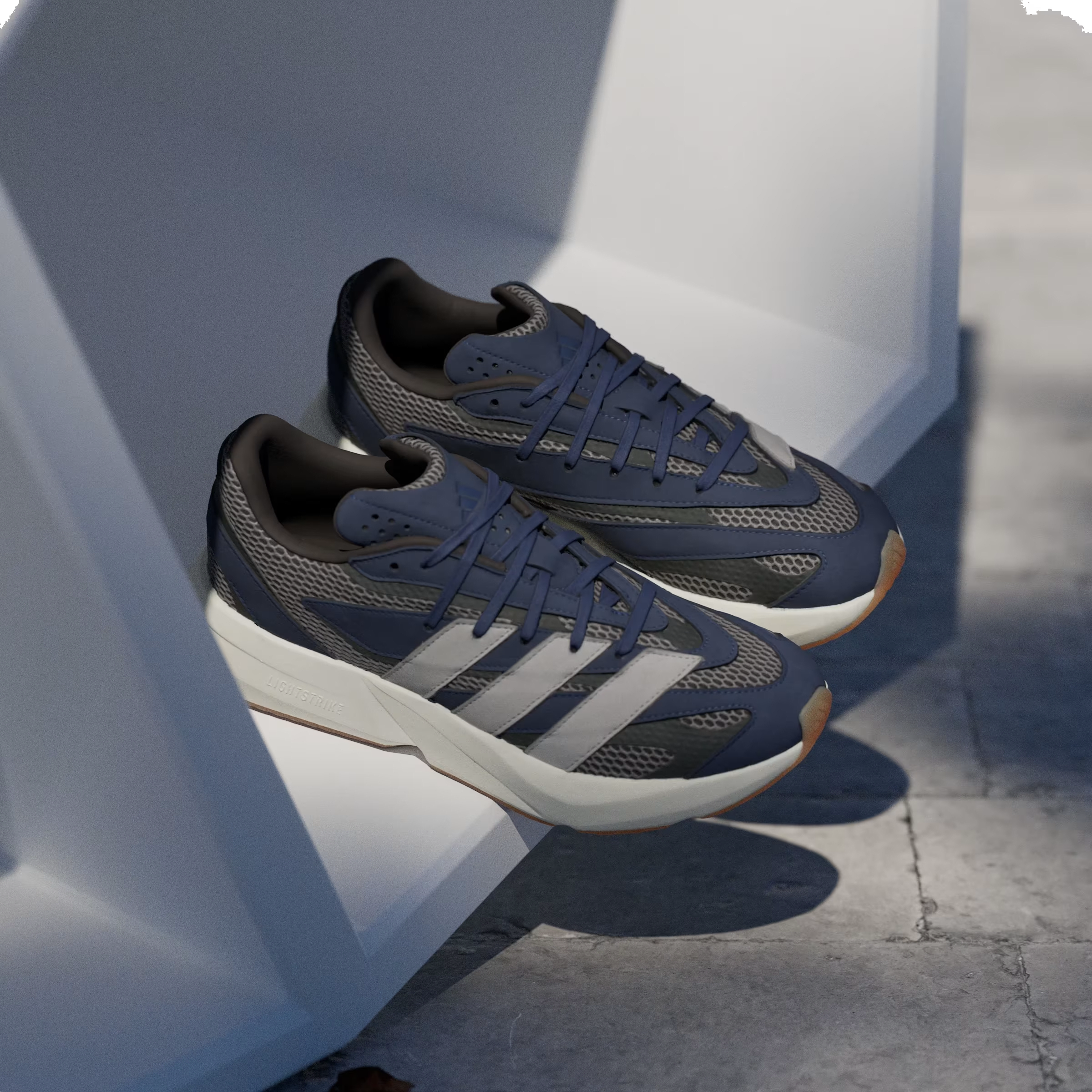 adidas Lightblaze Dark Blue Grey Two Core Black