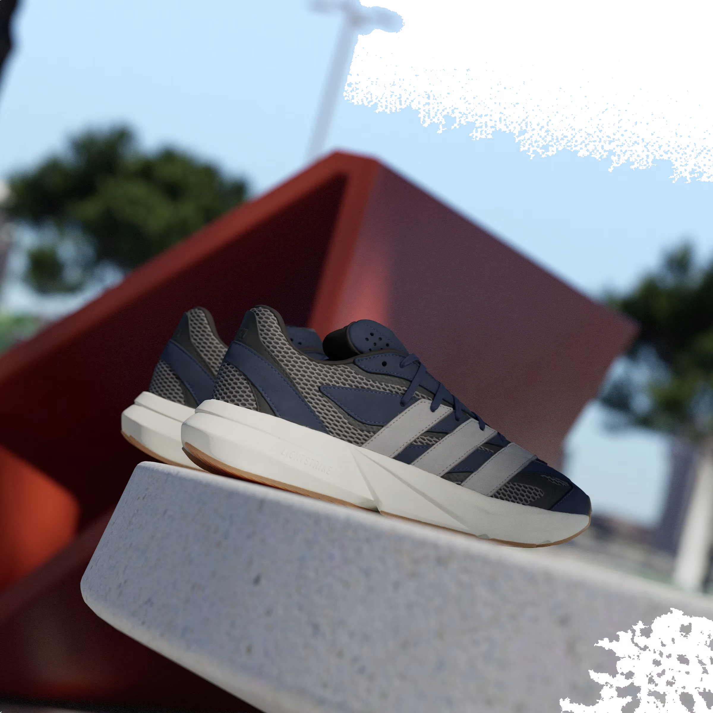 adidas Lightblaze Dark Blue Grey Two Core Black