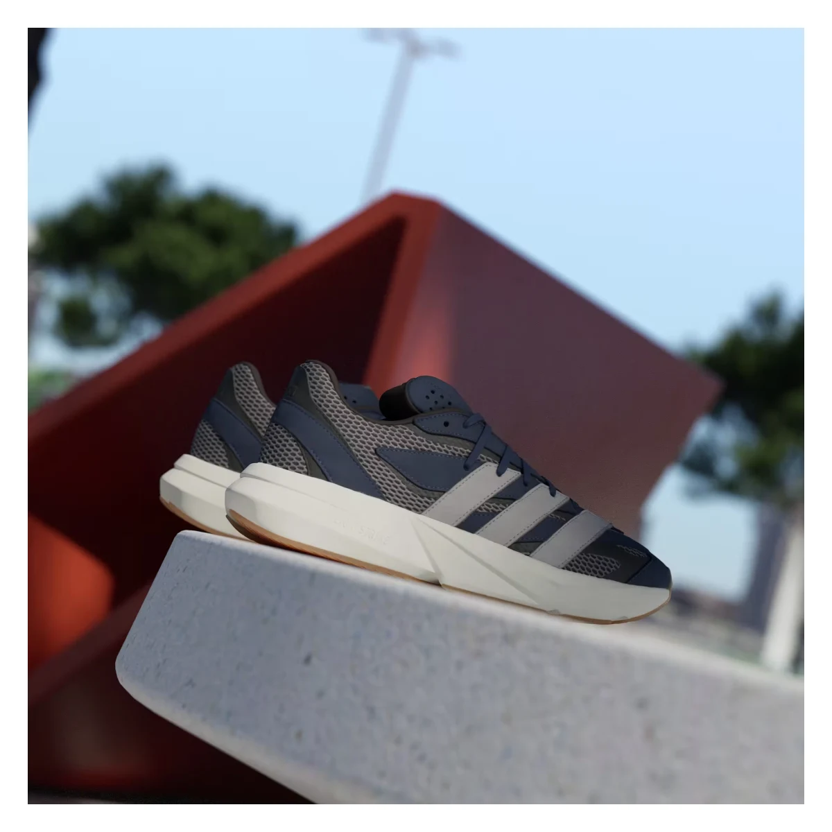 adidas Lightblaze Dark Blue Grey Two Core Black