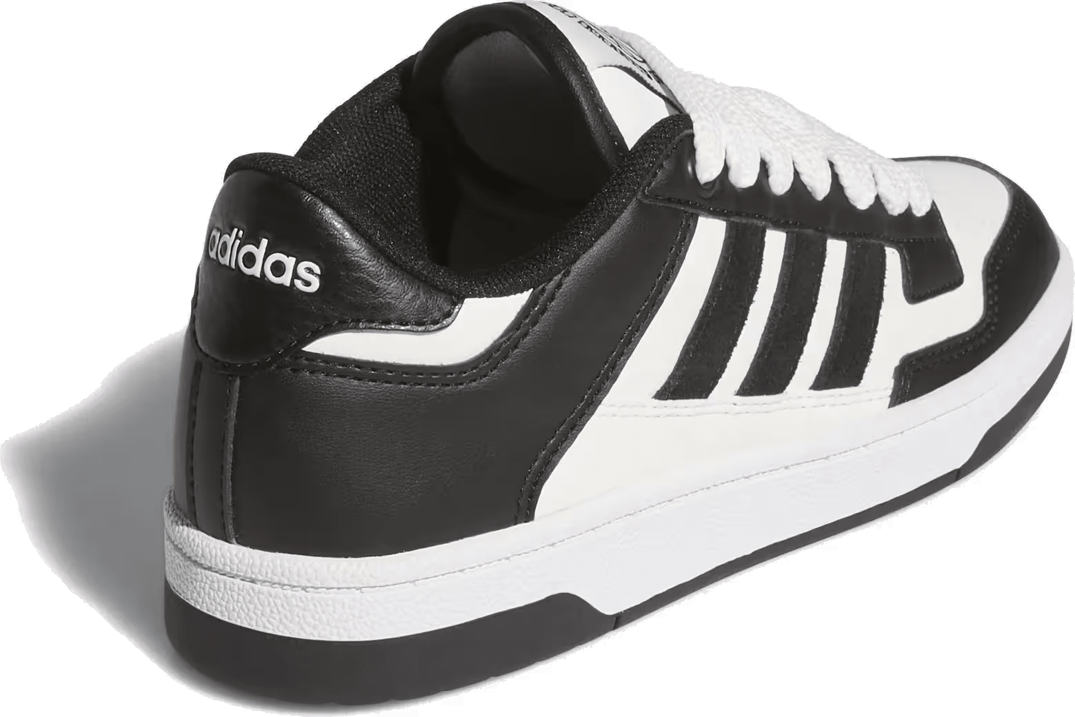 adidas Rapid Court Low Core Black Cloud White (GS)