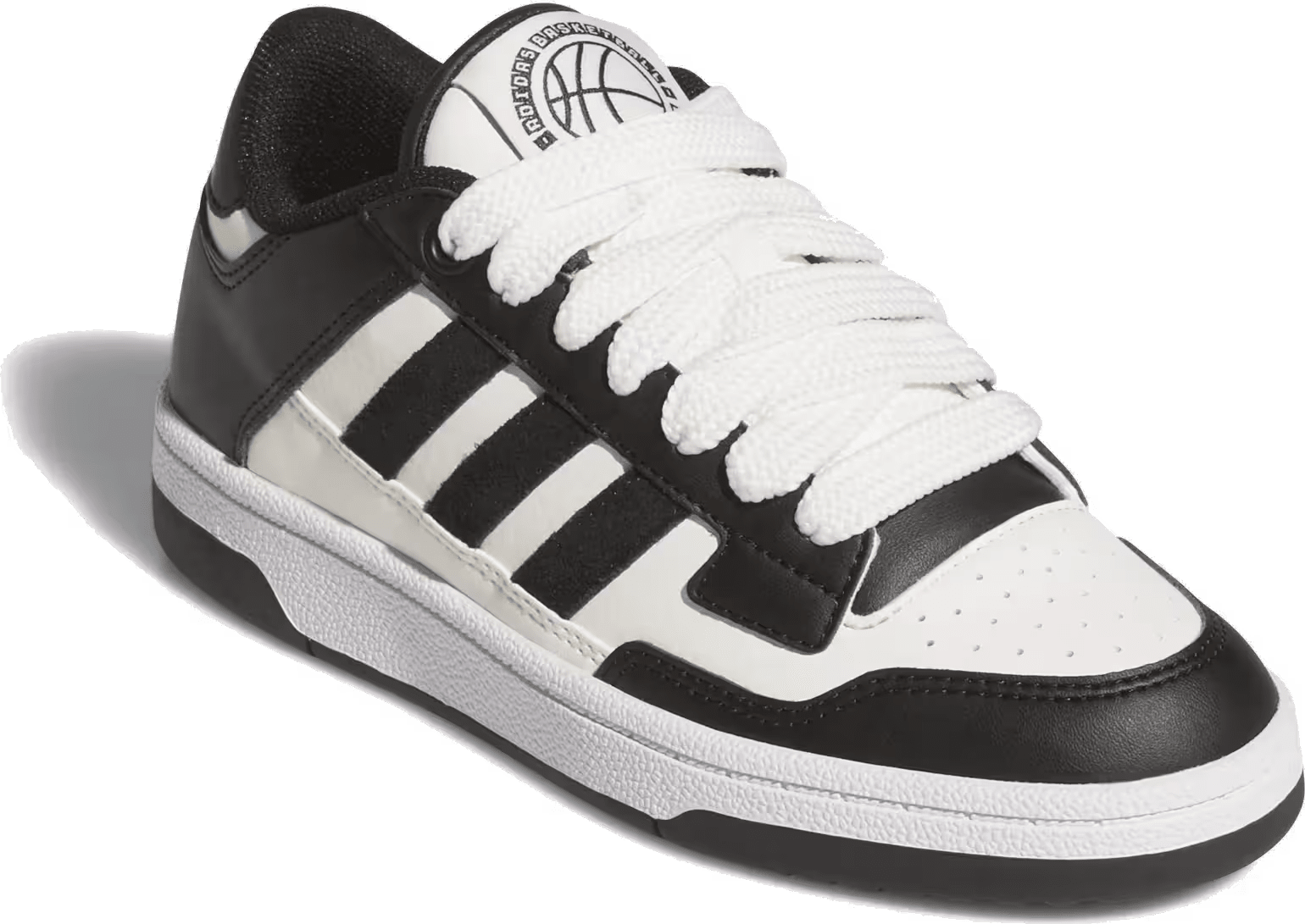 adidas Rapid Court Low Core Black Cloud White (GS)