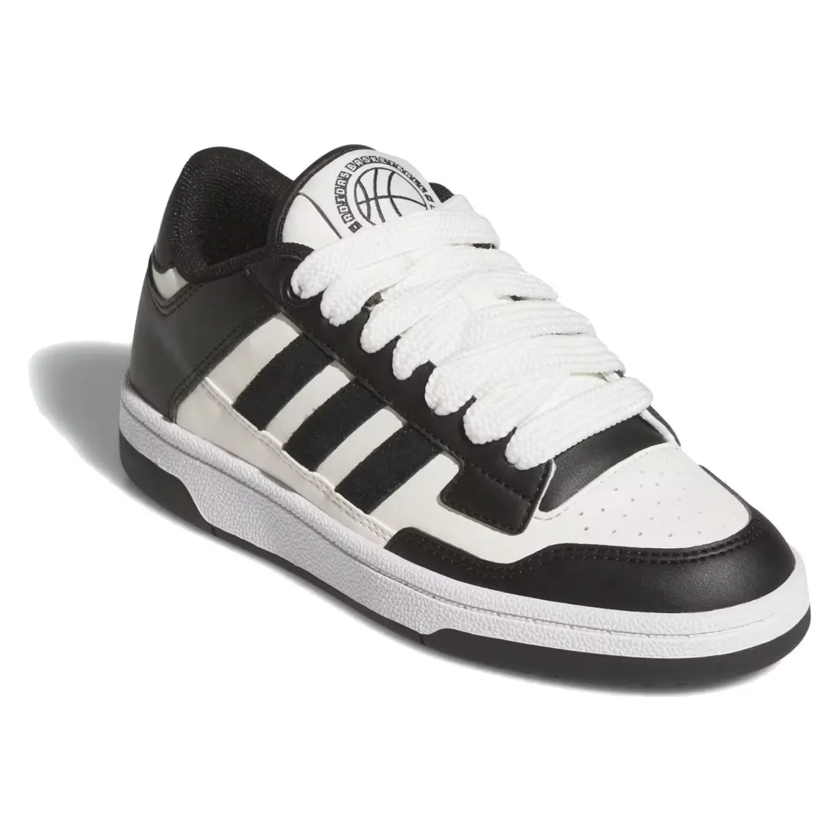 adidas Rapid Court Low Core Black Cloud White (GS)