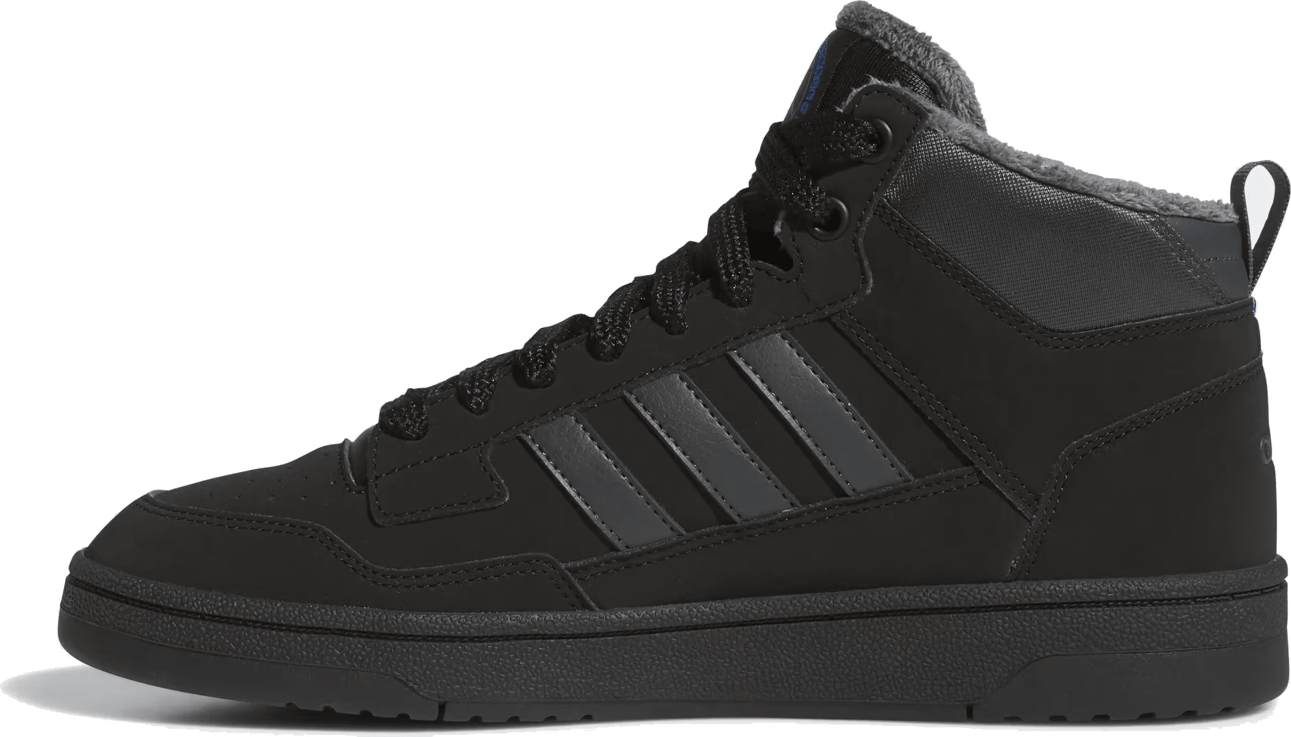 adidas Rapid Court Mid Winterized Core Black Grey Six Bright Royal