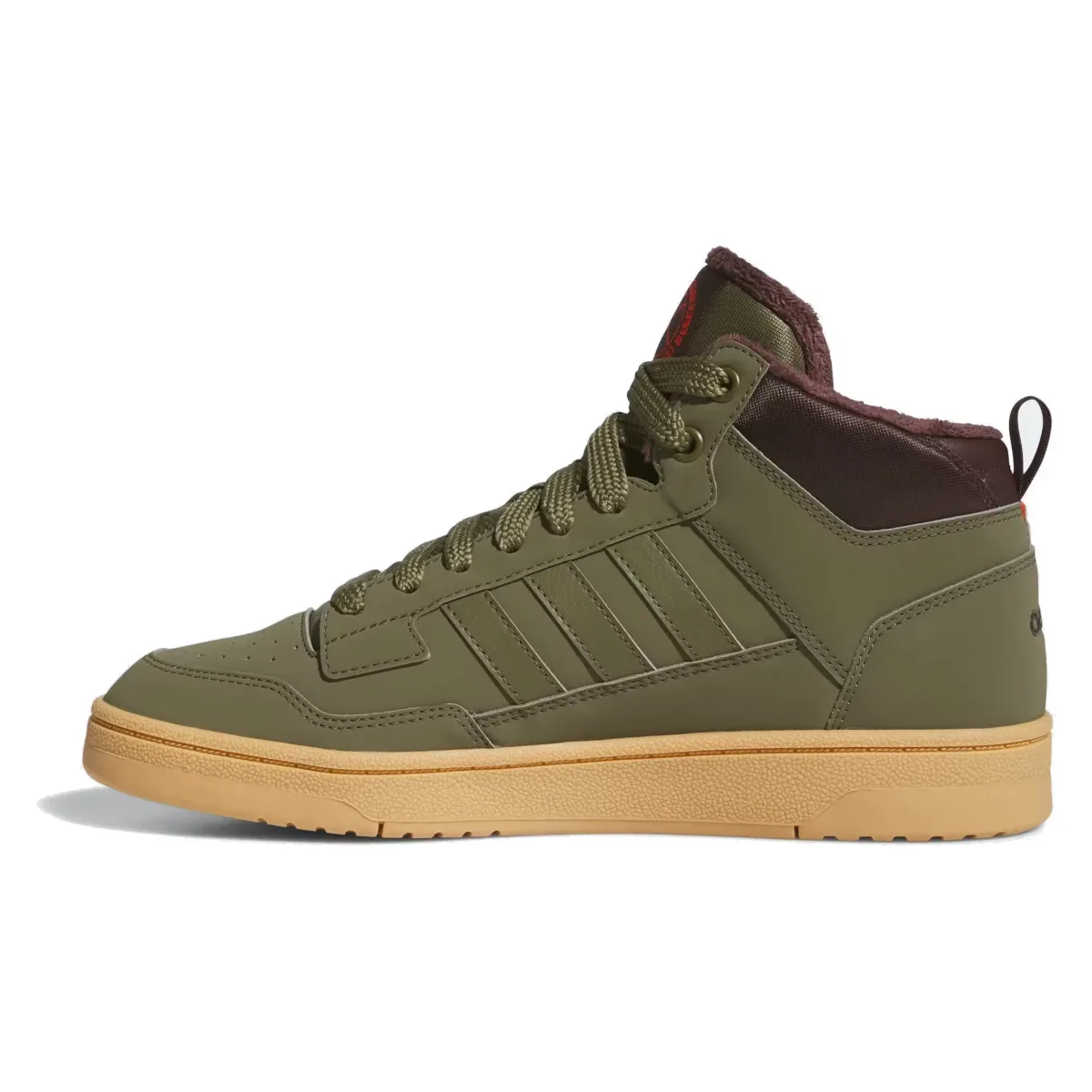 adidas Rapid Court Mid Winterized Olive Strata Shadow Brown Gum