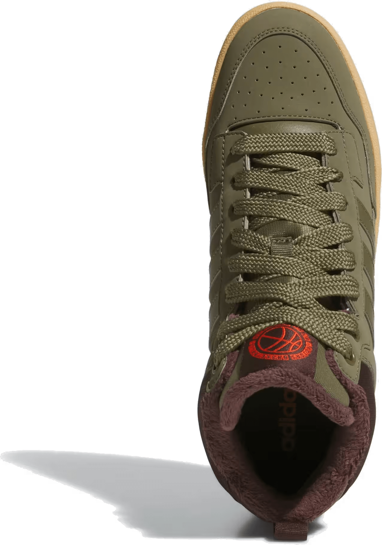 adidas Rapid Court Mid Winterized Olive Strata Shadow Brown Gum