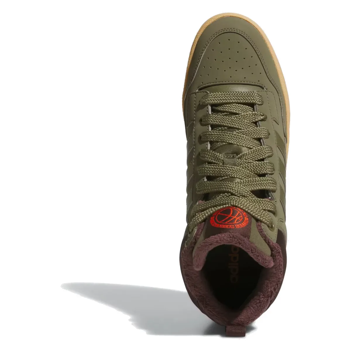 adidas Rapid Court Mid Winterized Olive Strata Shadow Brown Gum