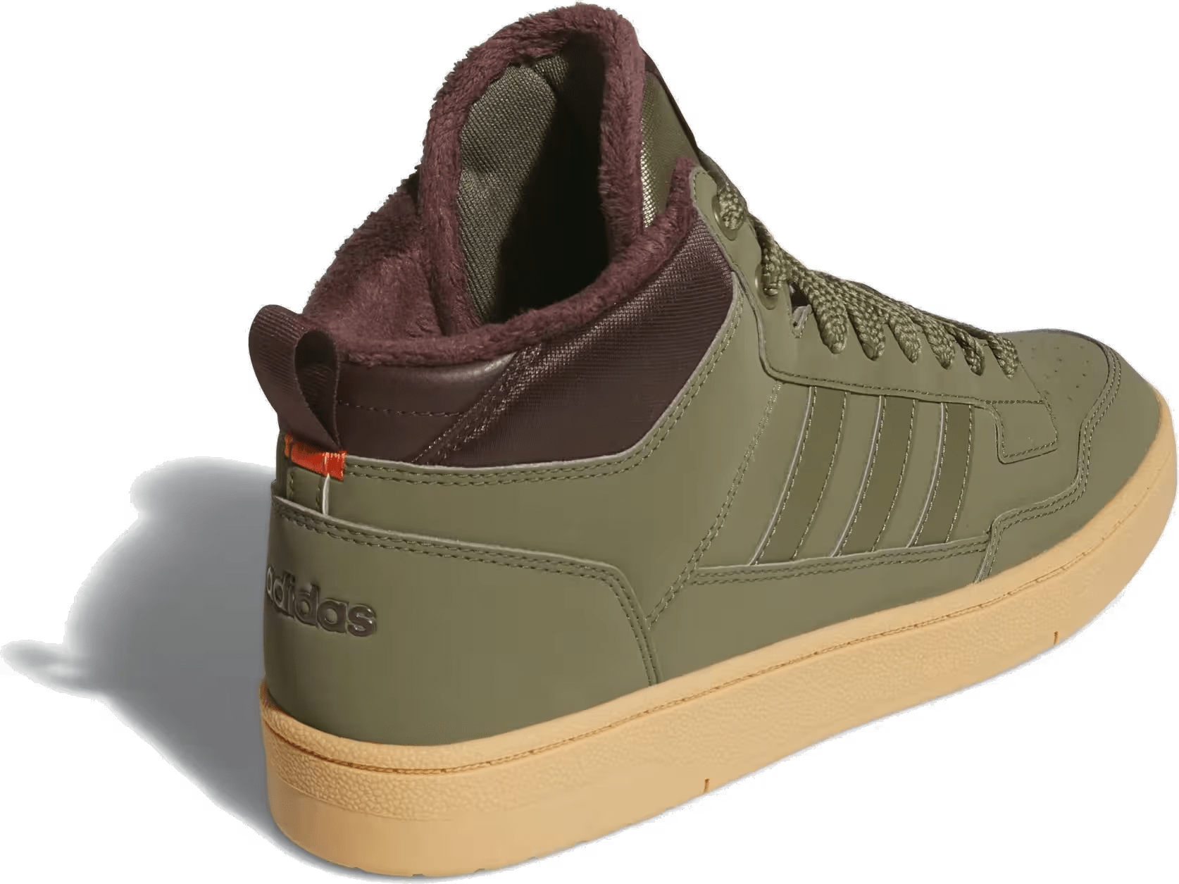 adidas Rapid Court Mid Winterized Olive Strata Shadow Brown Gum