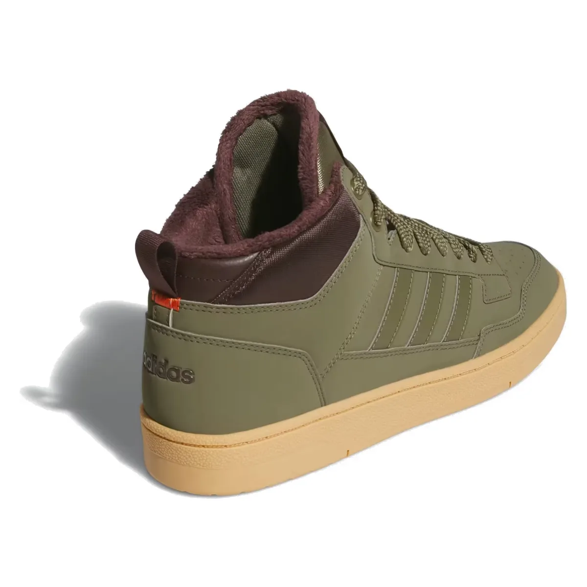 adidas Rapid Court Mid Winterized Olive Strata Shadow Brown Gum