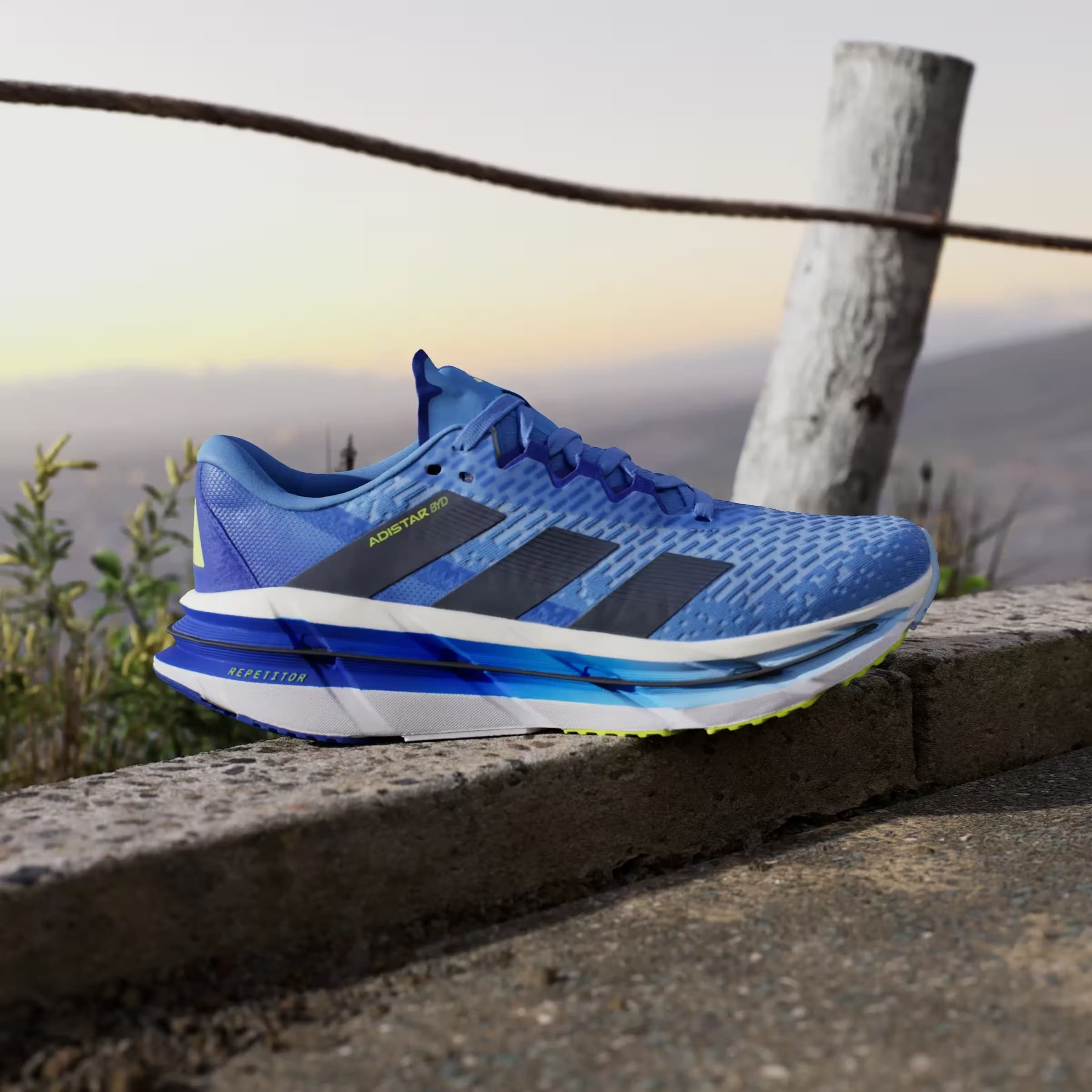 adidas Adistar Byd Blue Fusion Legend Ink Solar Slime