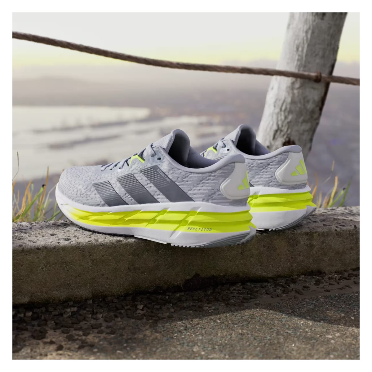 adidas Adistar 4 Halo Silver Onix Solar Slime