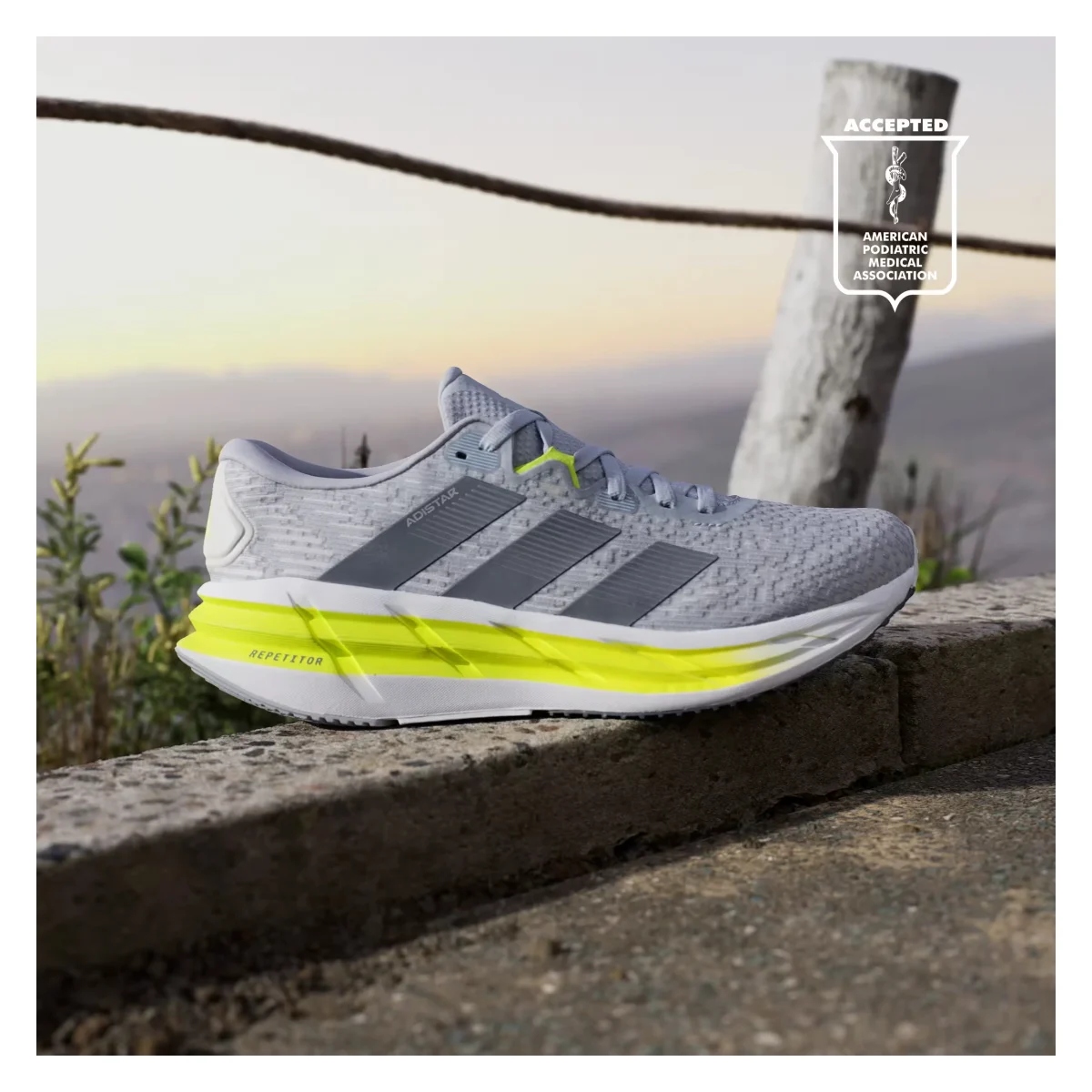 adidas Adistar 4 Halo Silver Onix Solar Slime
