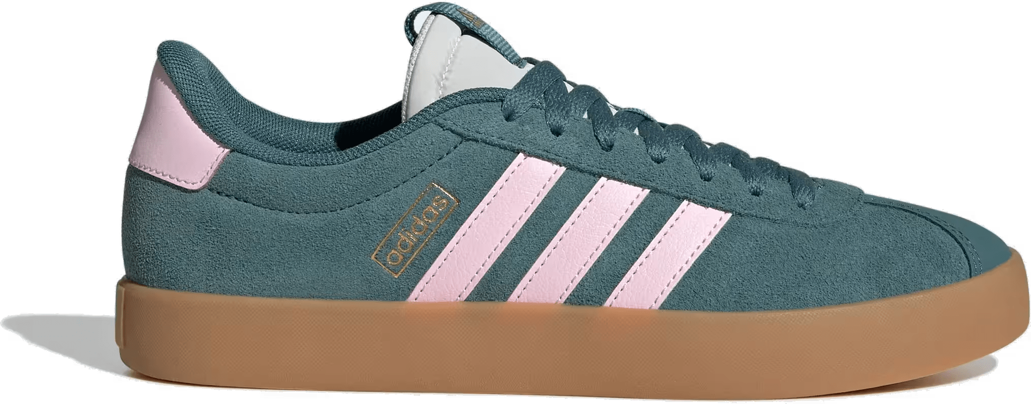 adidas VL Court 3.0 Preloved Teal Clear Pink Gold Metallic (Women's)