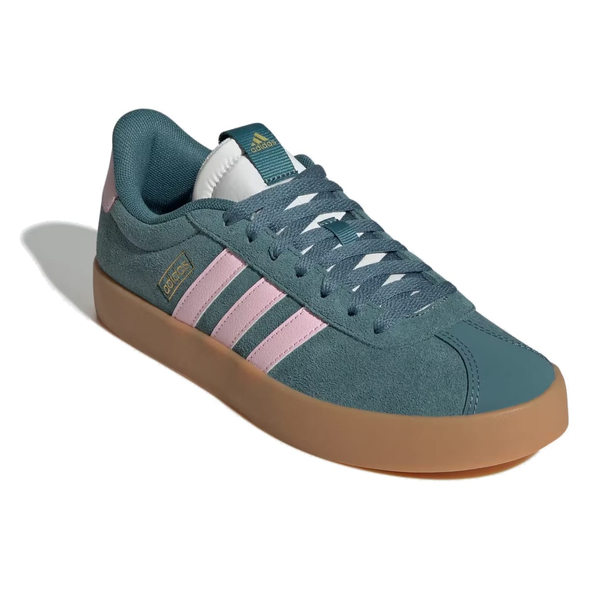 adidas VL Court 3.0 Preloved Teal Clear Pink Gold Metallic (Women's)
