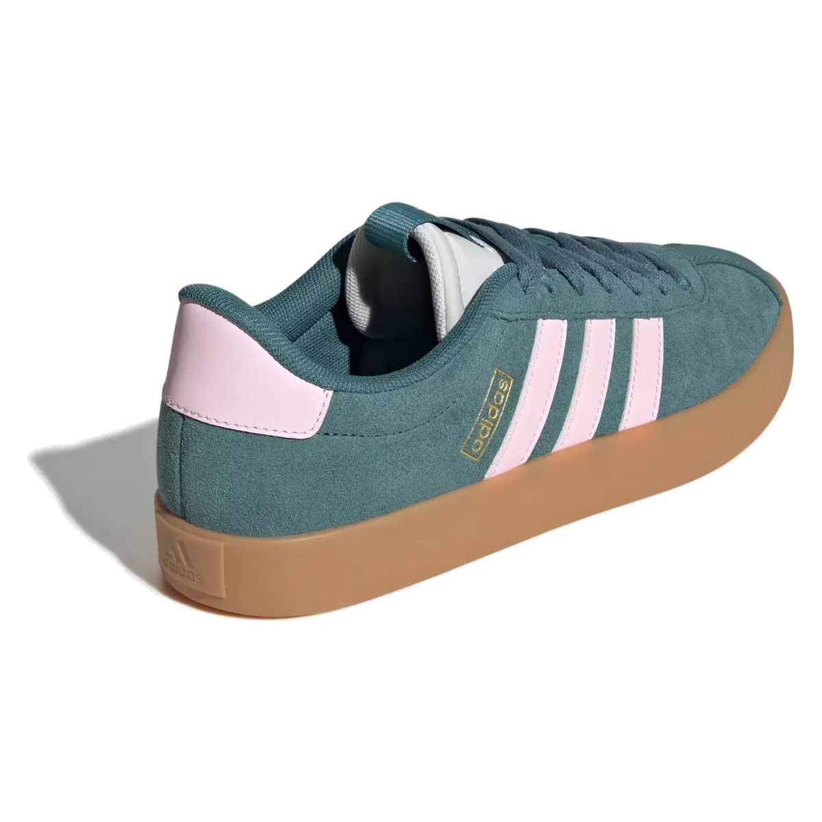 adidas VL Court 3.0 Preloved Teal Clear Pink Gold Metallic (Women's)
