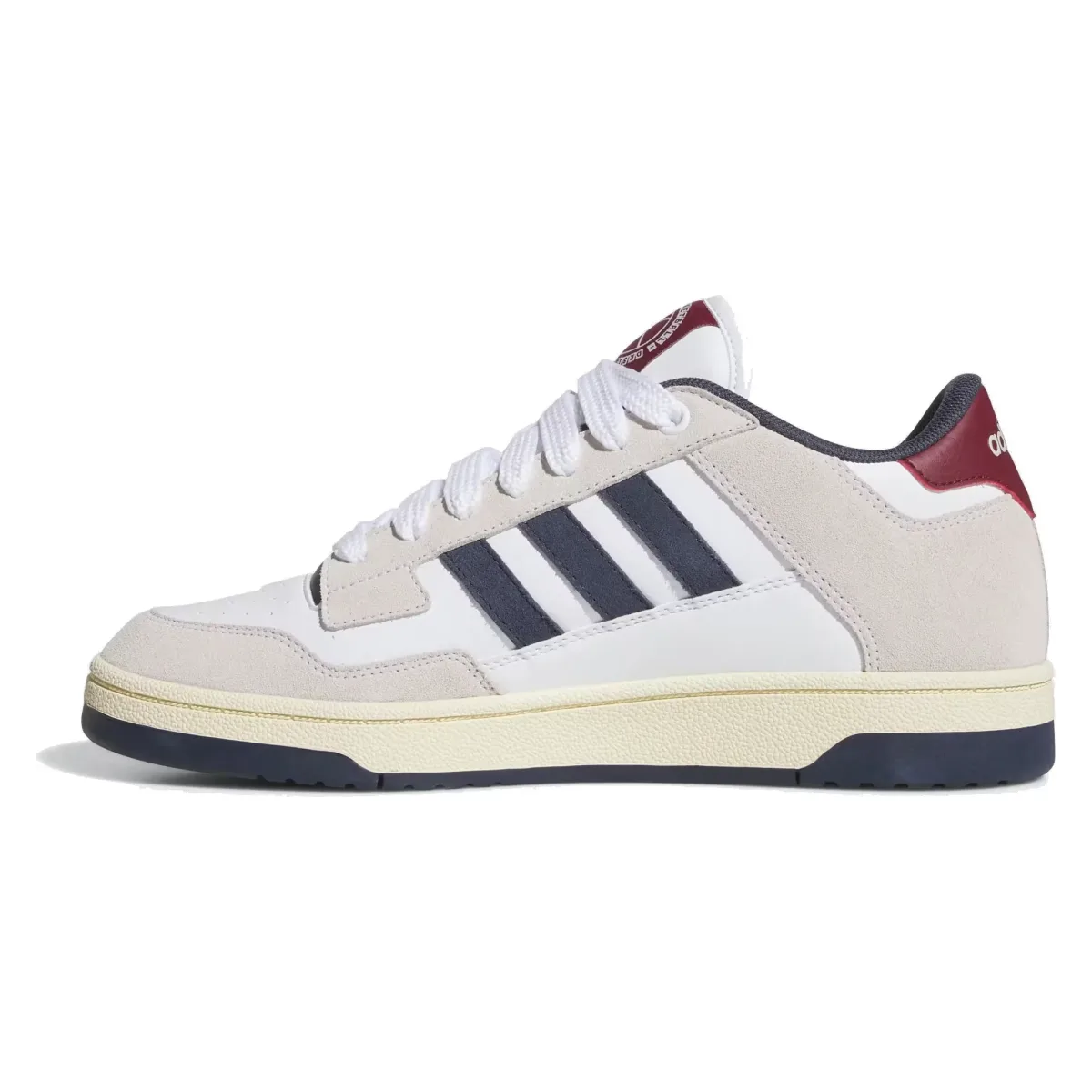 adidas Rapid Court Low Cloud White Shadow Navy Shadow Red